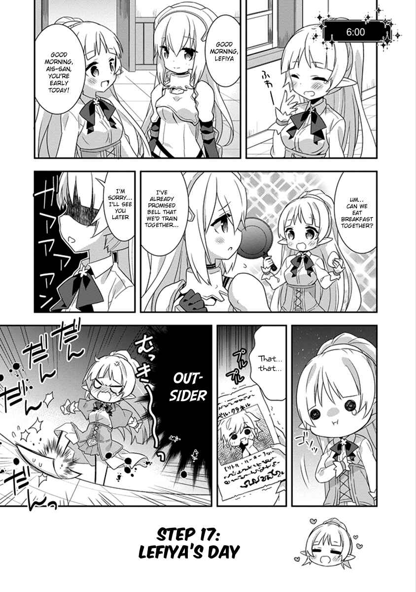 Page 4 Chapter 17 Is It Wrong to Try to Pick Up Girls in a Dungeon? Four-Panel Comic: Days of Goddess