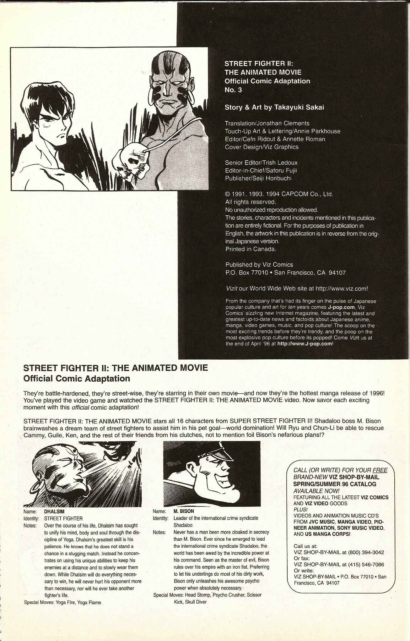 Page 3 Chapter 3 The Street Fighter II Movie