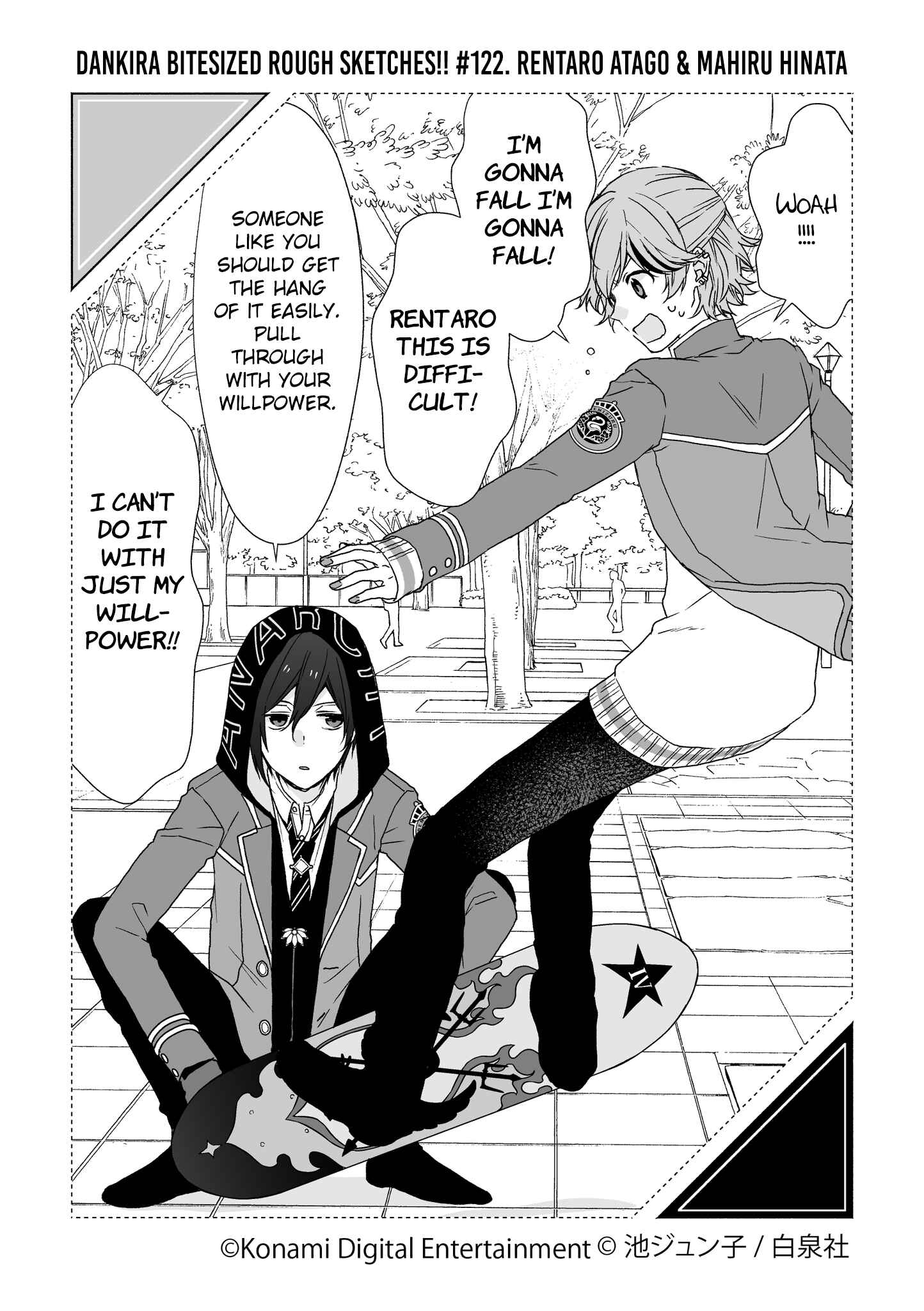 Page 122 Chapter 1 Dankira Bitesized Rough Sketches!!!