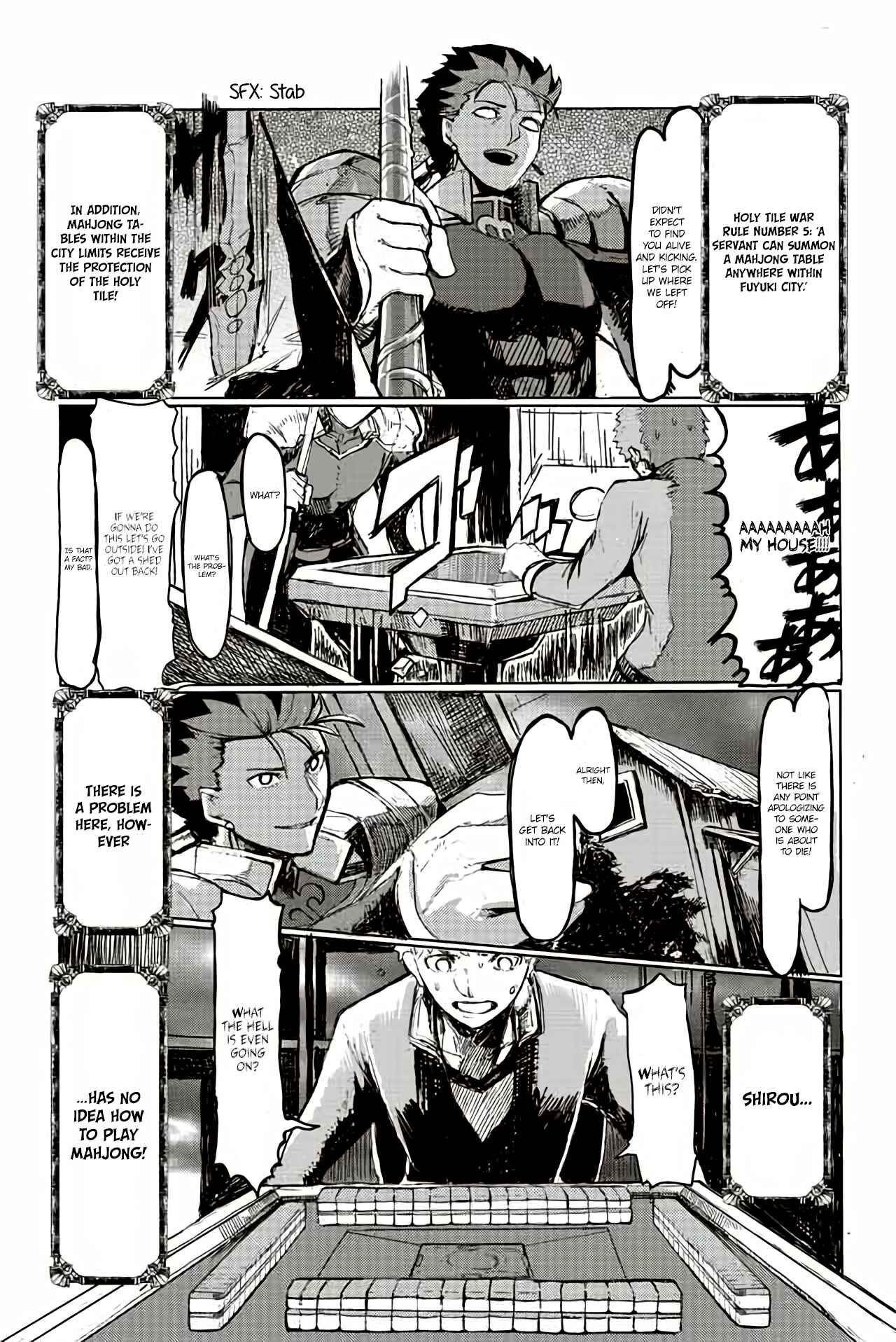 Page 2 Chapter 13 Fate/mahjong night - Seihai Sensou
