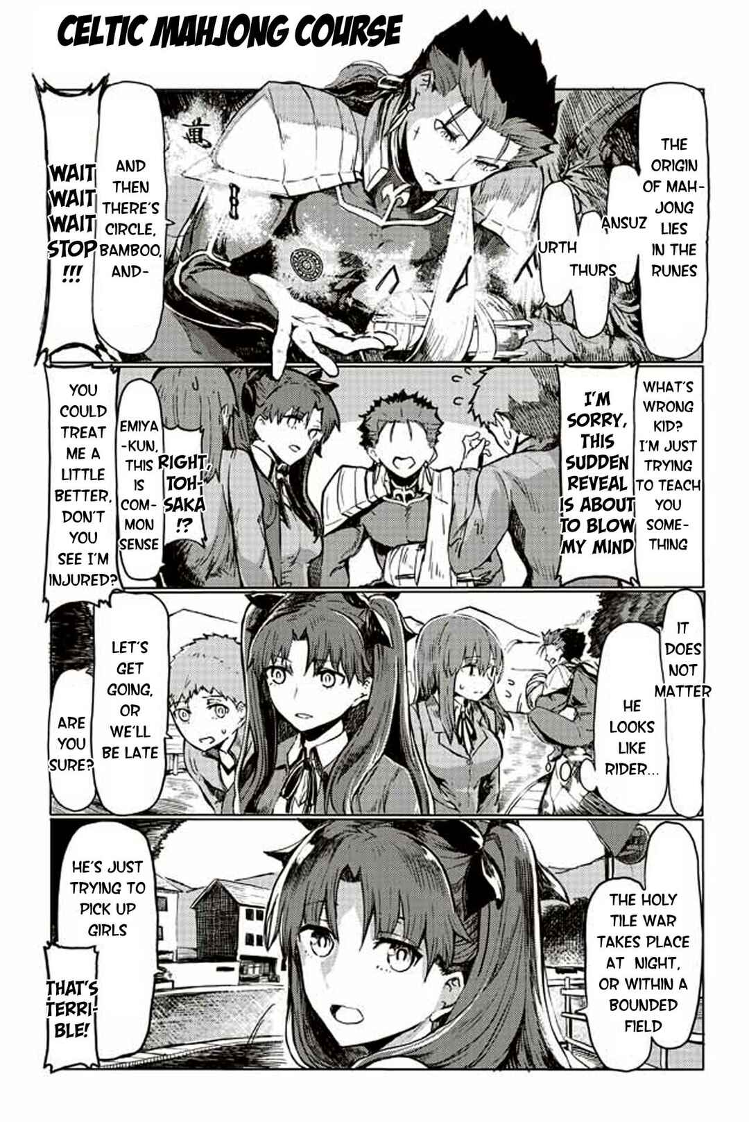 Page 1 Chapter 170 Fate/mahjong night - Seihai Sensou