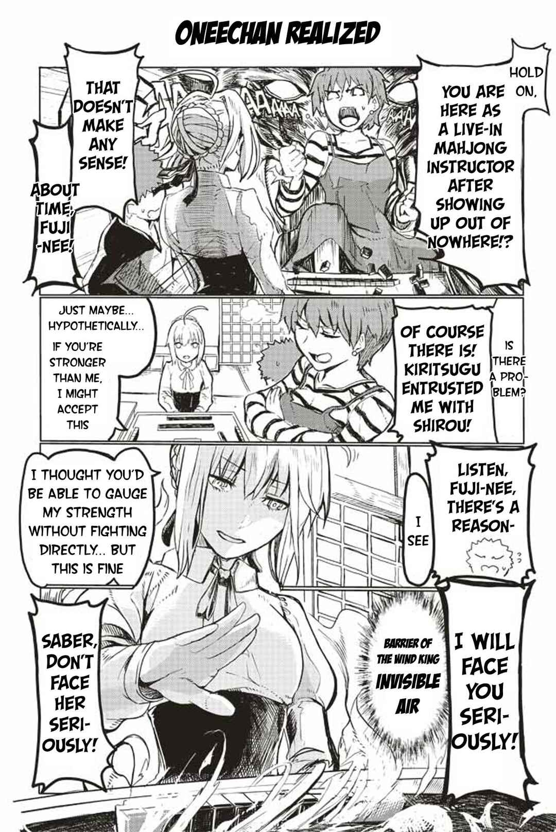 Page 1 Chapter 96 Fate/mahjong night - Seihai Sensou