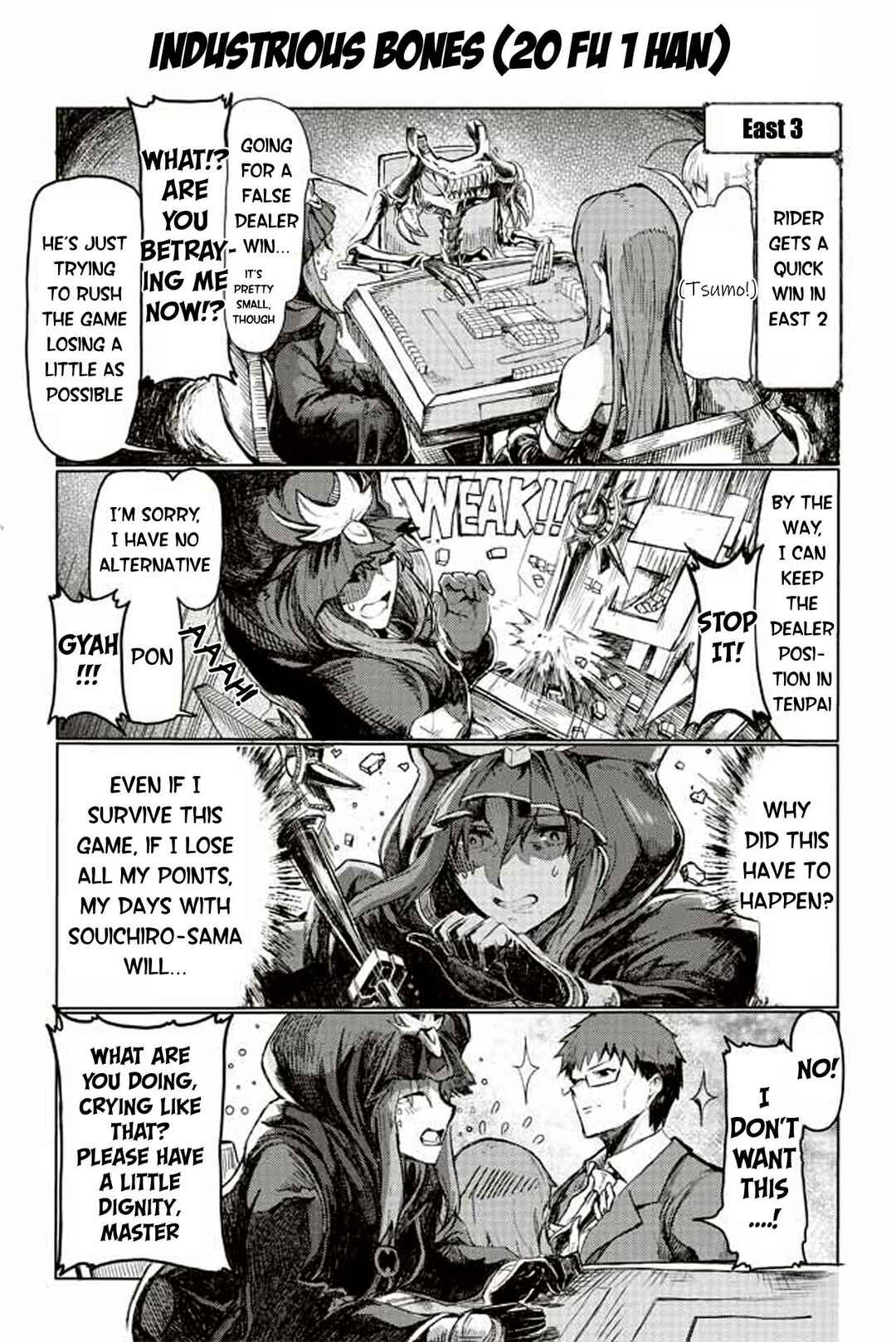 Page 1 Chapter 187 Fate/mahjong night - Seihai Sensou