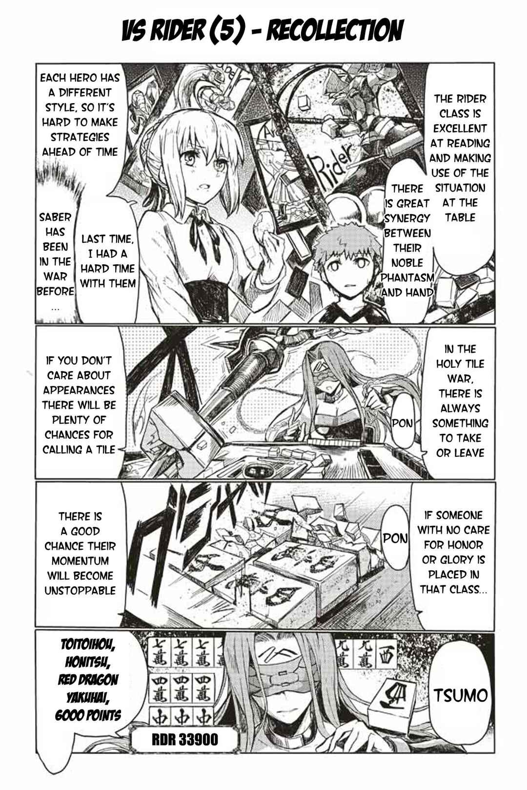 Page 1 Chapter 89 Fate/mahjong night - Seihai Sensou