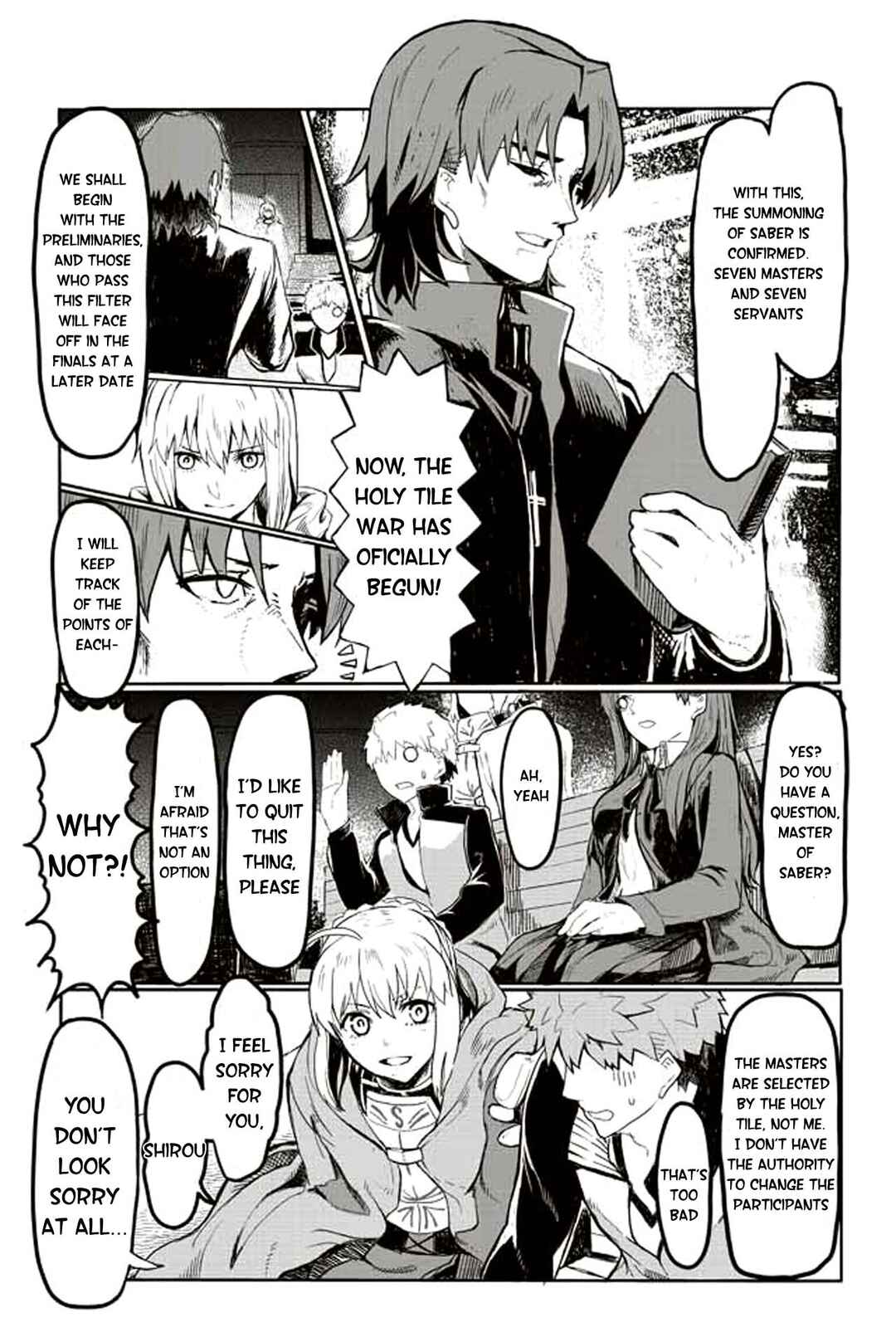 Page 1 Chapter 25 Fate/mahjong night - Seihai Sensou
