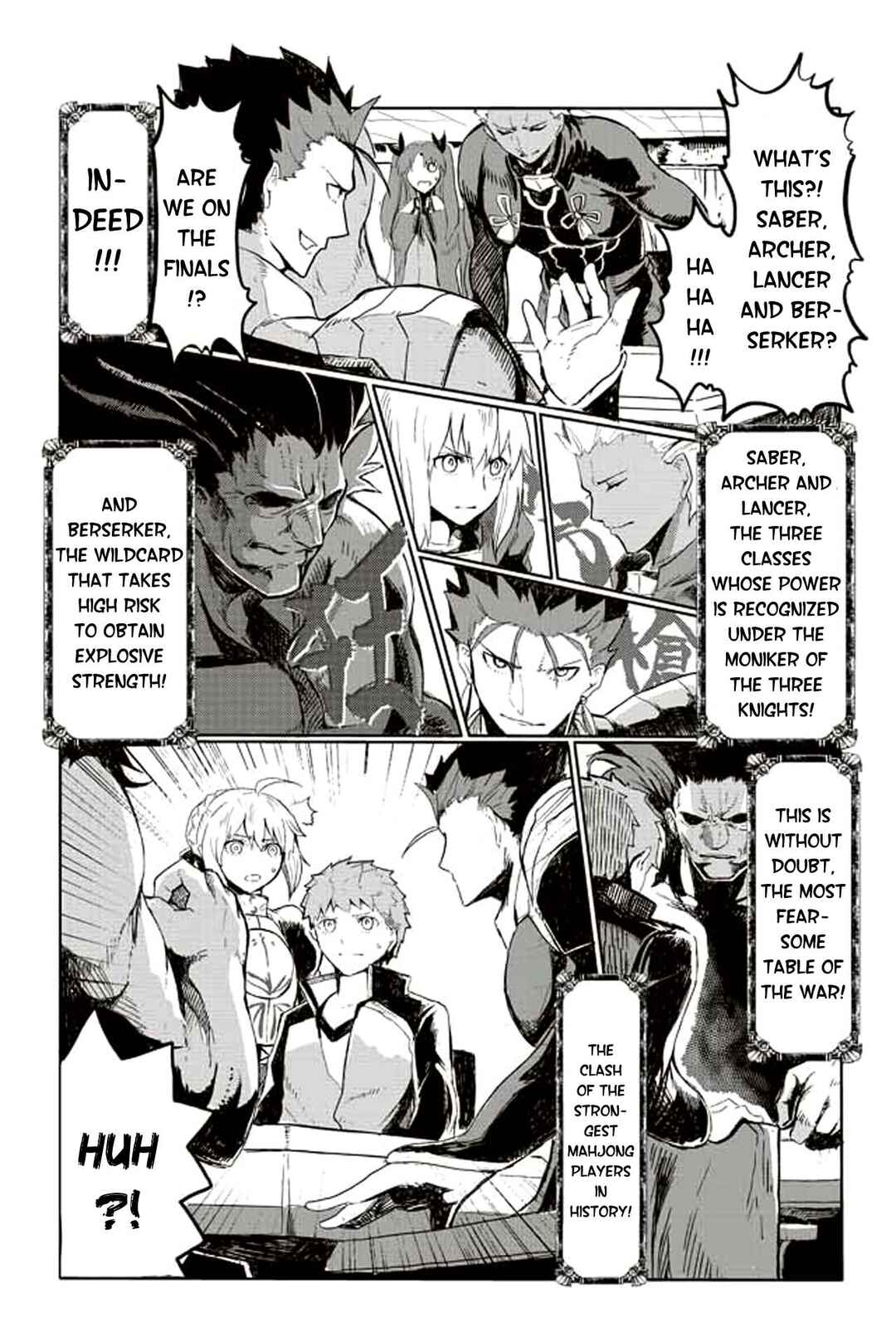 Page 1 Chapter 29 Fate/mahjong night - Seihai Sensou