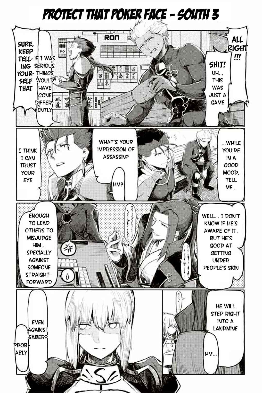 Page 1 Chapter 193 Fate/mahjong night - Seihai Sensou