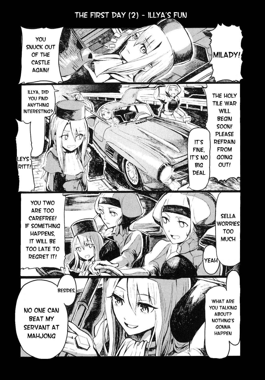 Page 4 Chapter 0 Fate/mahjong night - Seihai Sensou