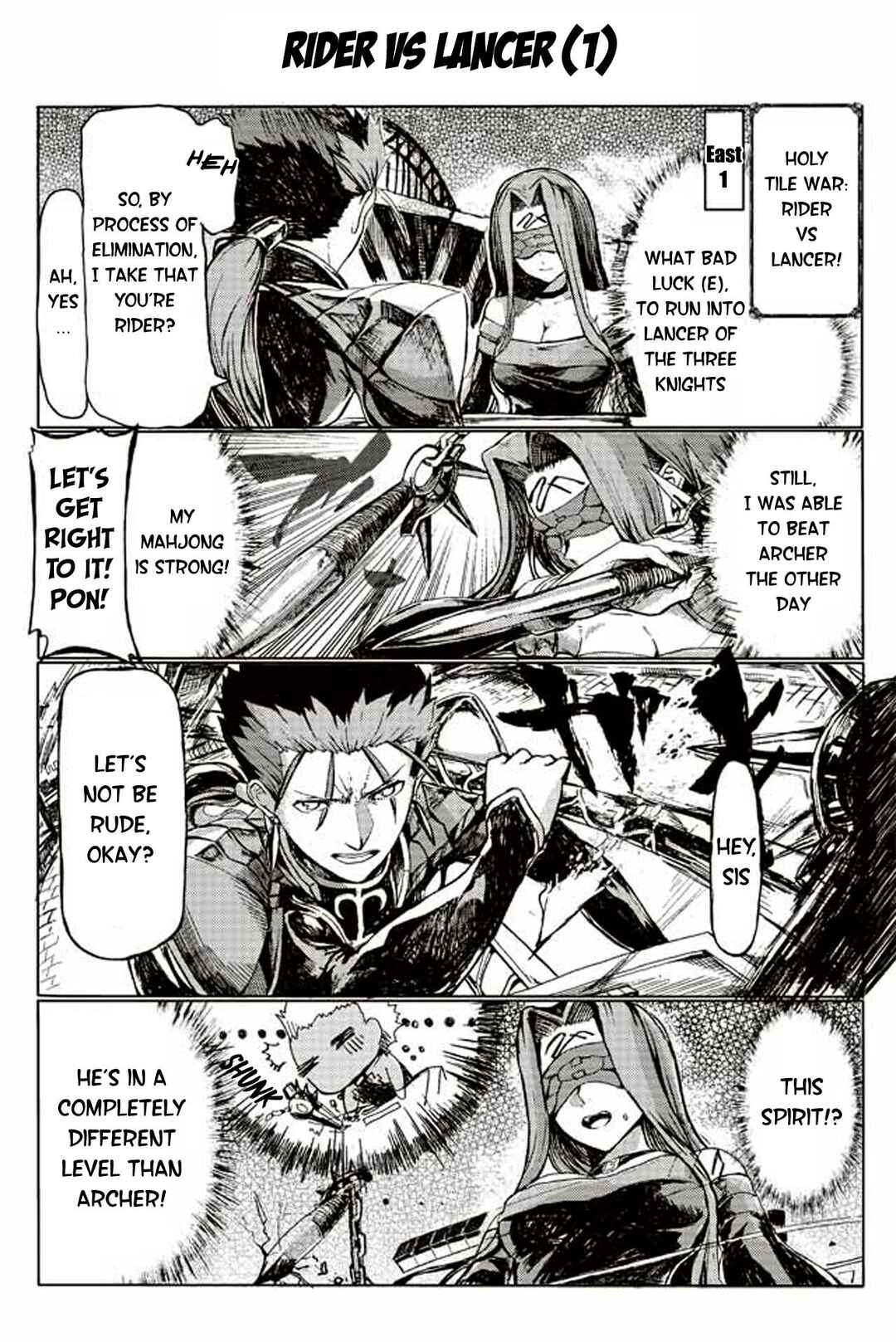 Page 1 Chapter 154 Fate/mahjong night - Seihai Sensou