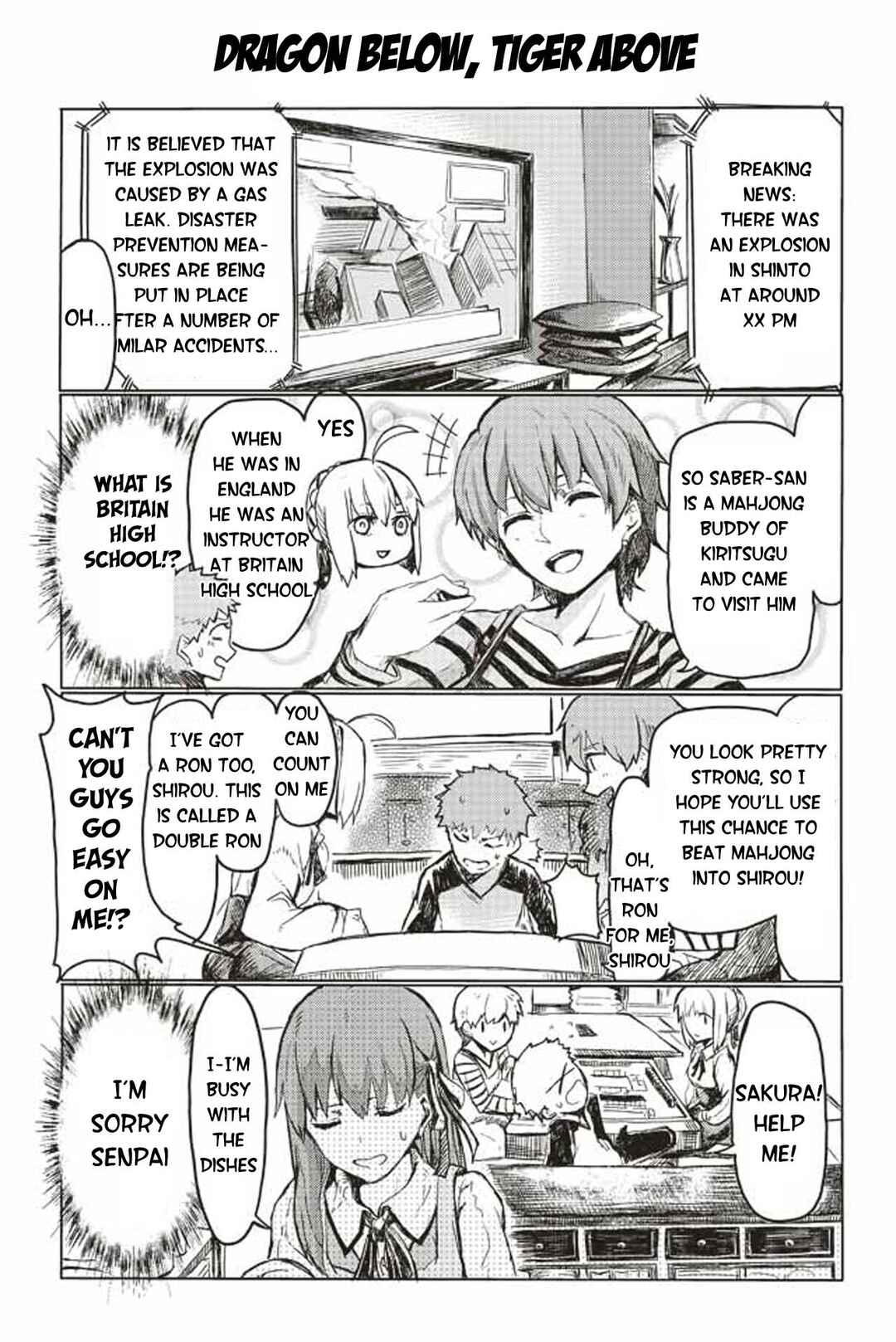 Page 1 Chapter 95 Fate/mahjong night - Seihai Sensou