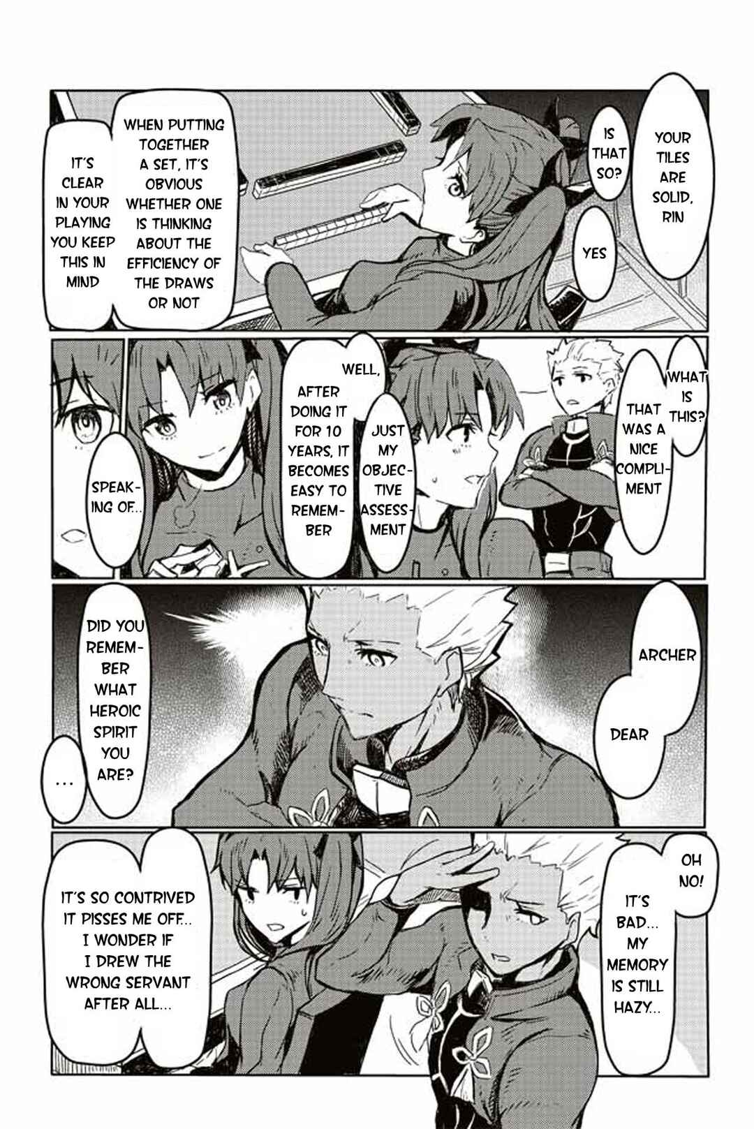 Page 1 Chapter 60 Fate/mahjong night - Seihai Sensou