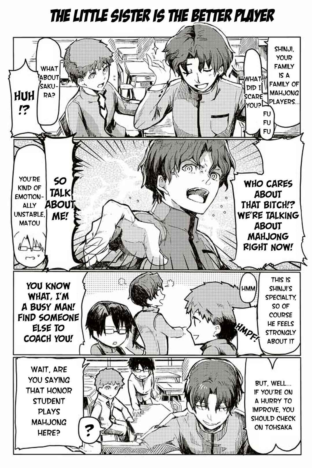 Page 1 Chapter 132 Fate/mahjong night - Seihai Sensou