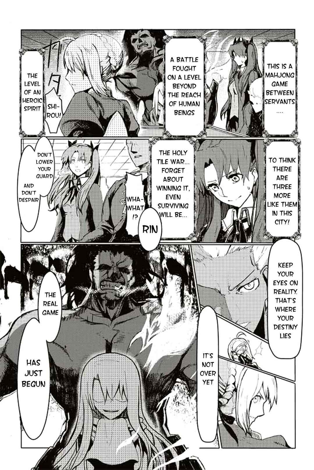 Page 1 Chapter 43 Fate/mahjong night - Seihai Sensou
