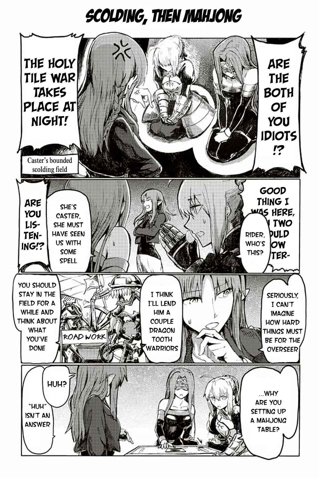 Page 1 Chapter 182 Fate/mahjong night - Seihai Sensou
