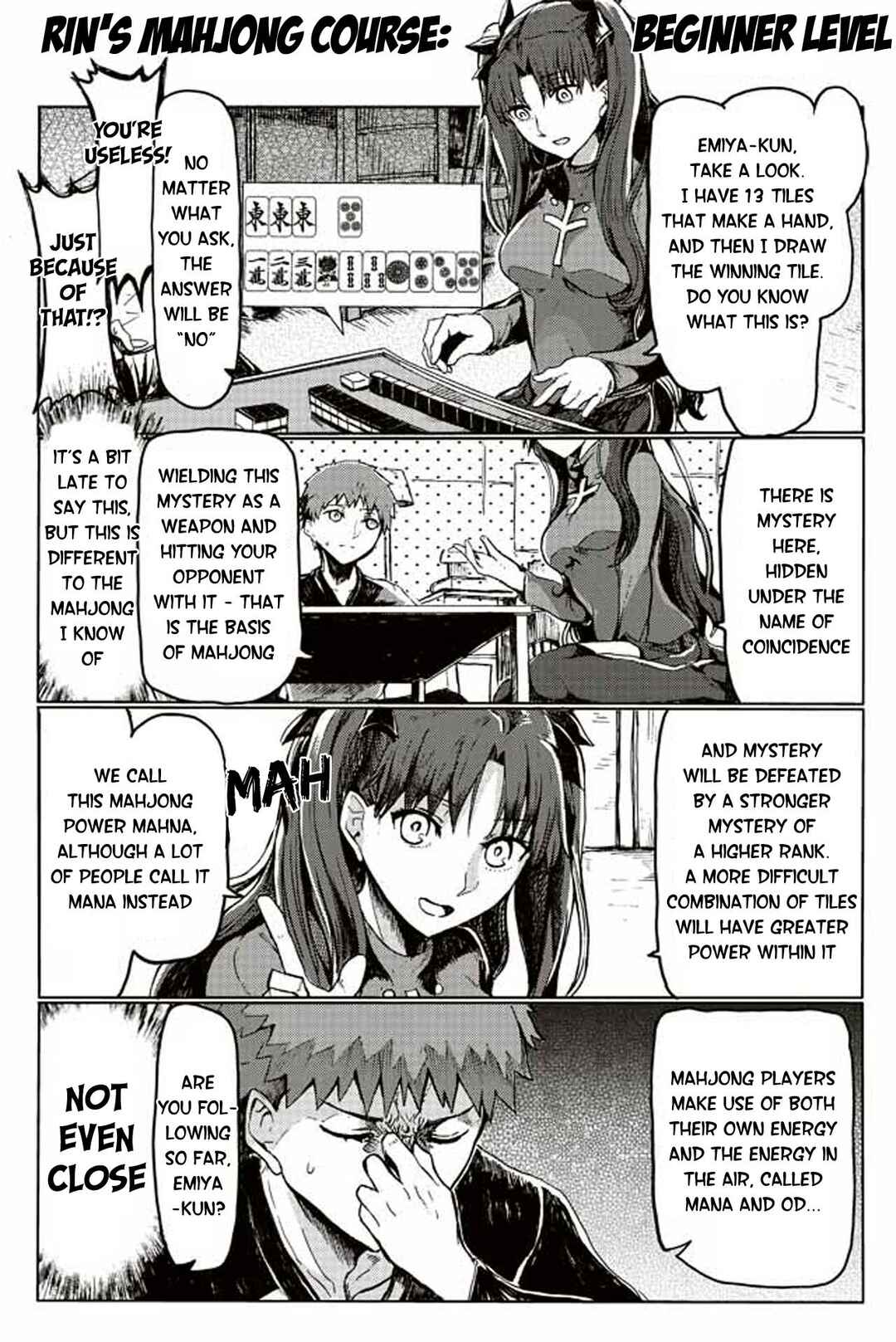 Page 1 Chapter 148 Fate/mahjong night - Seihai Sensou