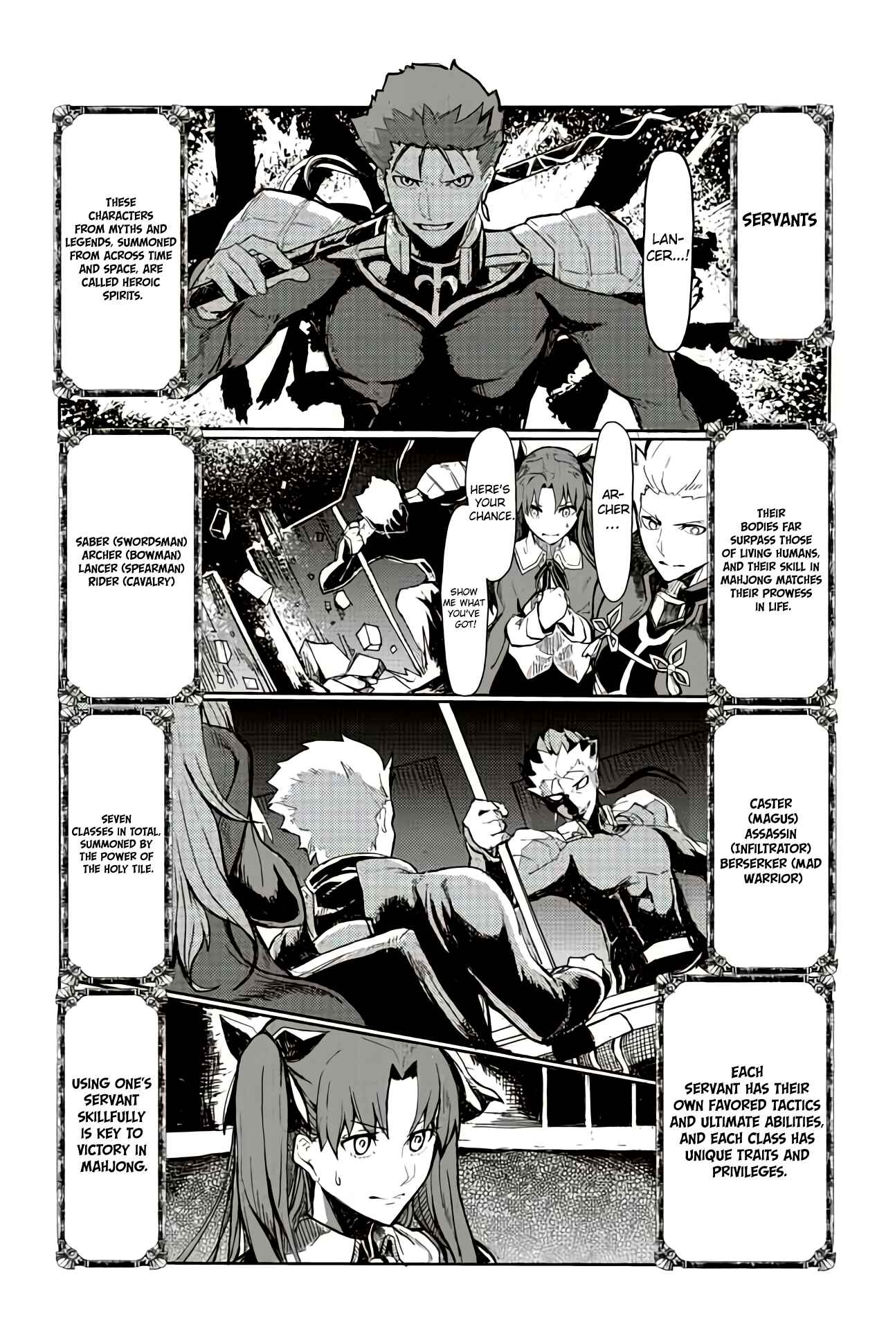 Page 1 Chapter 9 Fate/mahjong night - Seihai Sensou