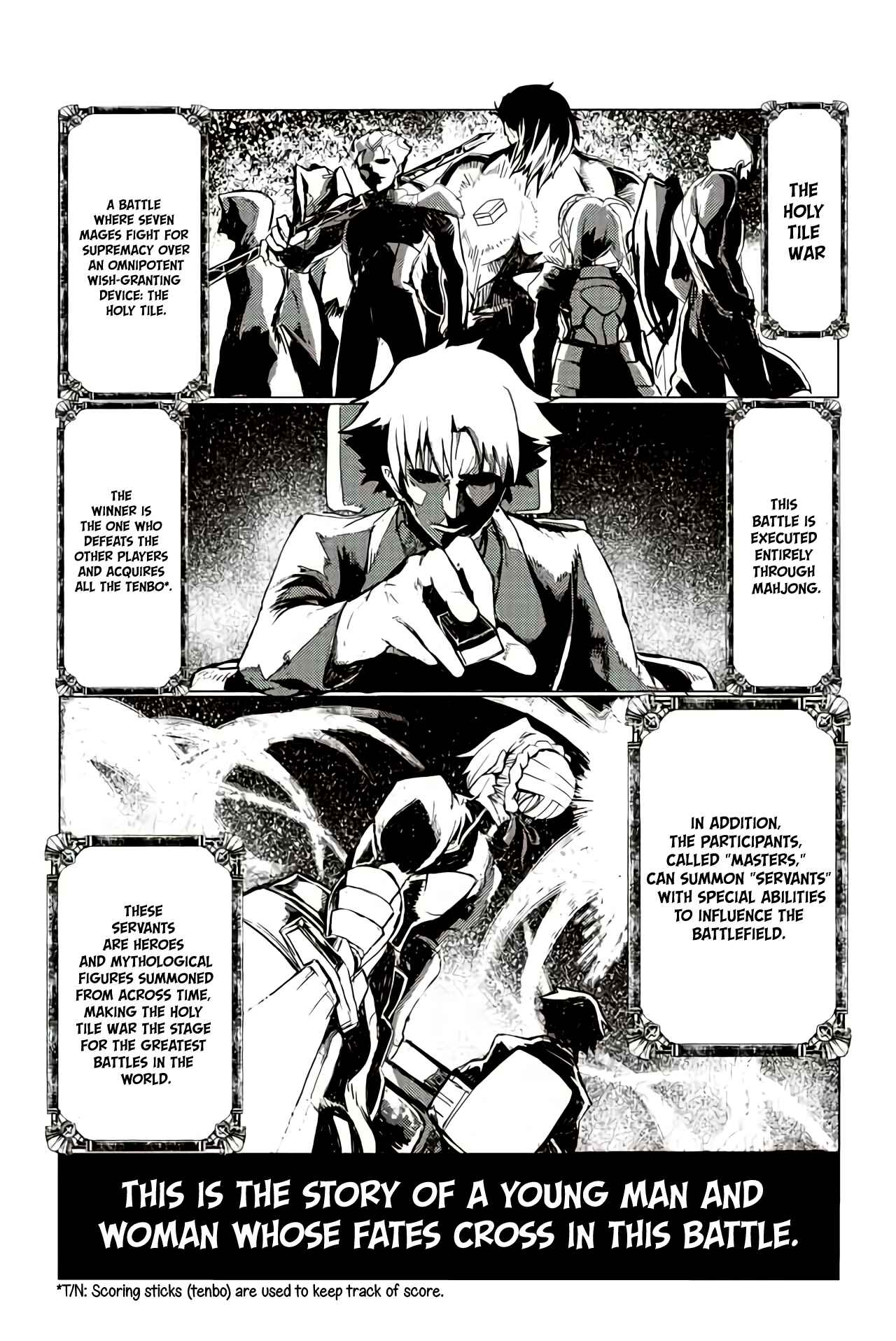 Page 1 Chapter 3 Fate/mahjong night - Seihai Sensou