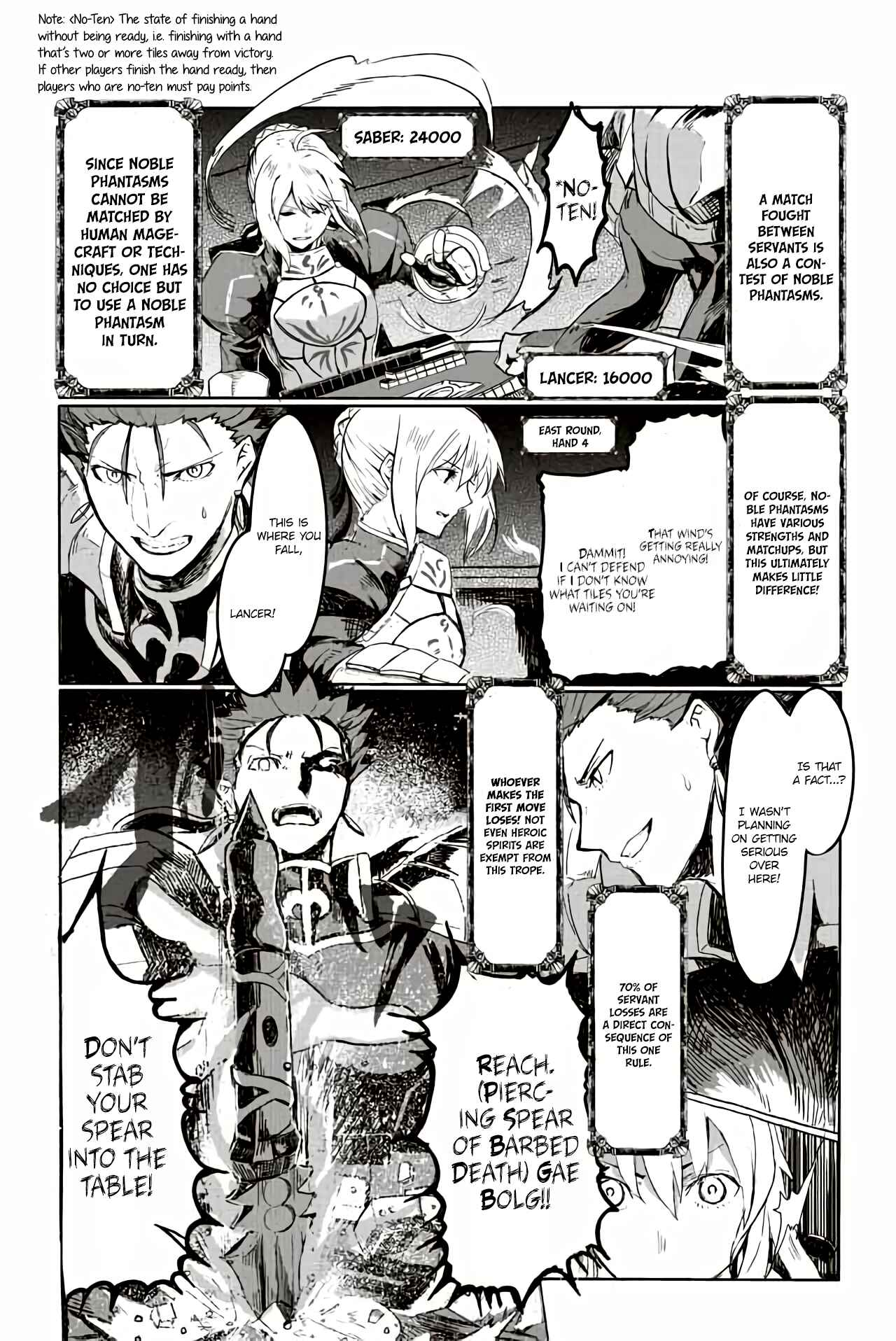 Page 1 Chapter 20 Fate/mahjong night - Seihai Sensou