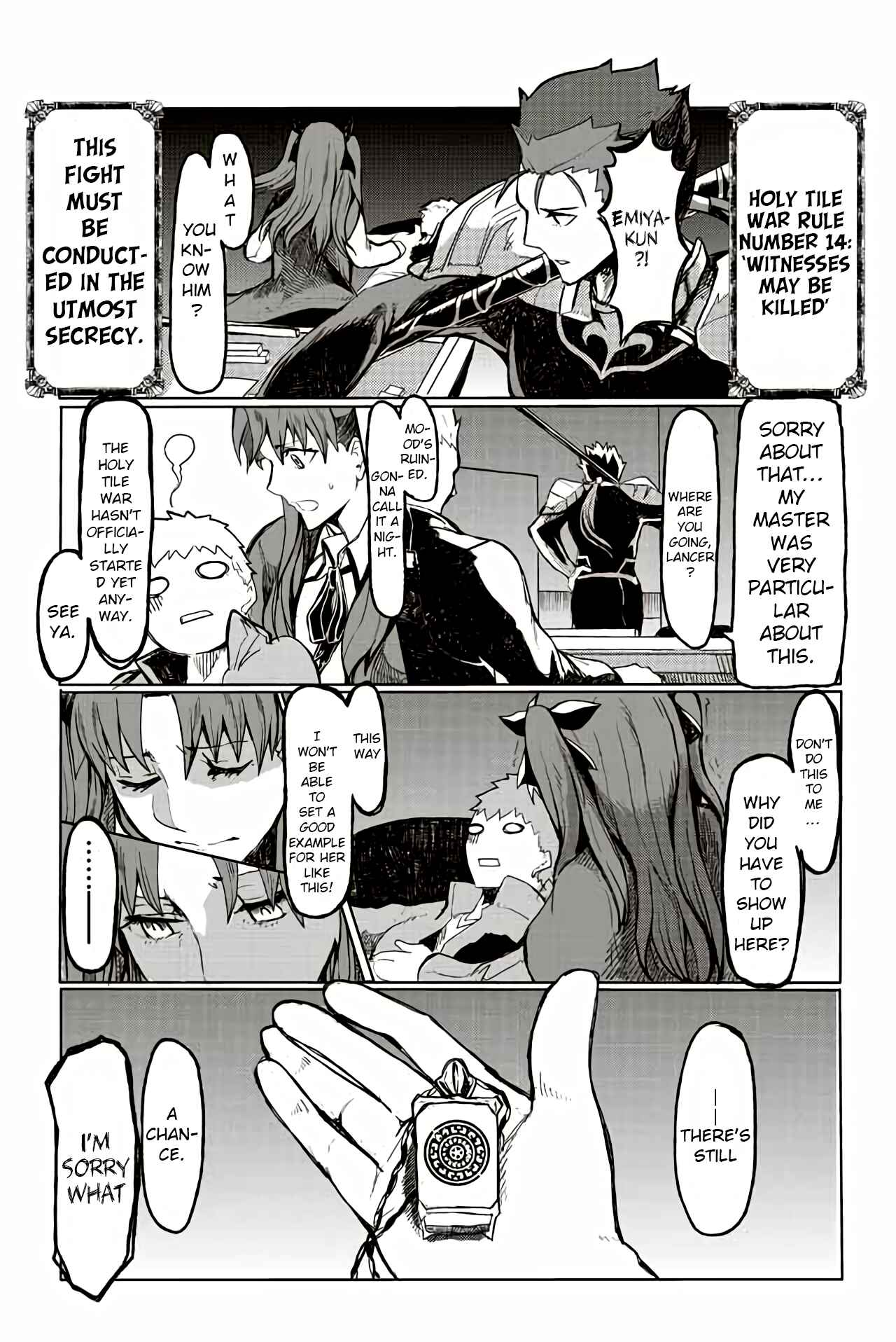 Page 2 Chapter 11 Fate/mahjong night - Seihai Sensou