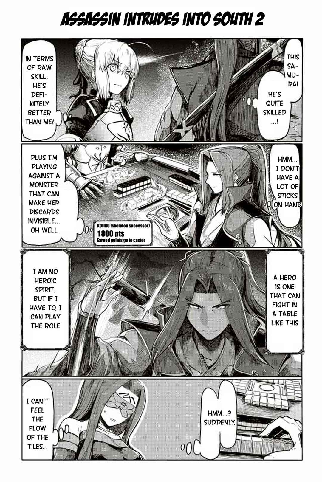Page 1 Chapter 190 Fate/mahjong night - Seihai Sensou