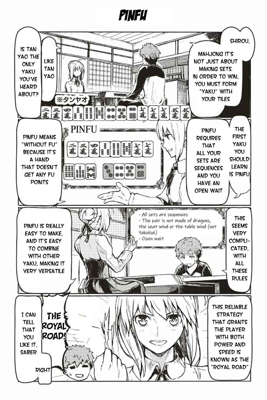 Page 1 Chapter 82 Fate/mahjong night - Seihai Sensou