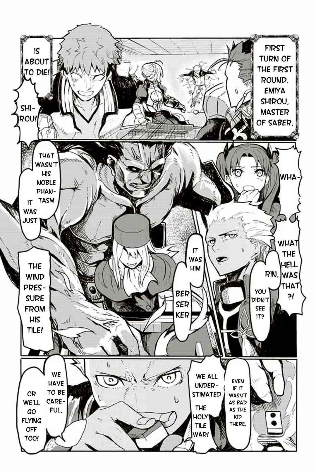Page 1 Chapter 31 Fate/mahjong night - Seihai Sensou