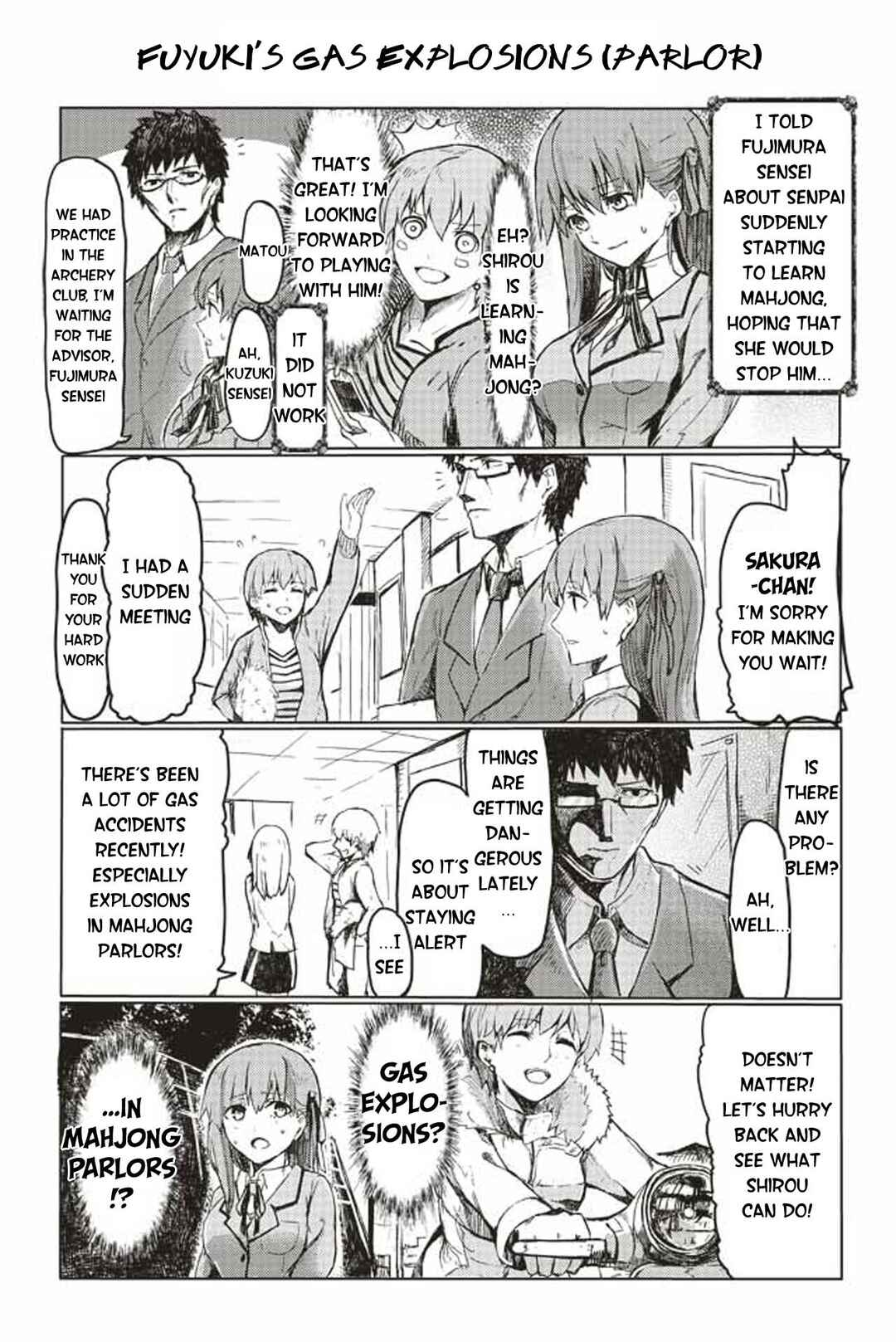 Page 1 Chapter 80 Fate/mahjong night - Seihai Sensou