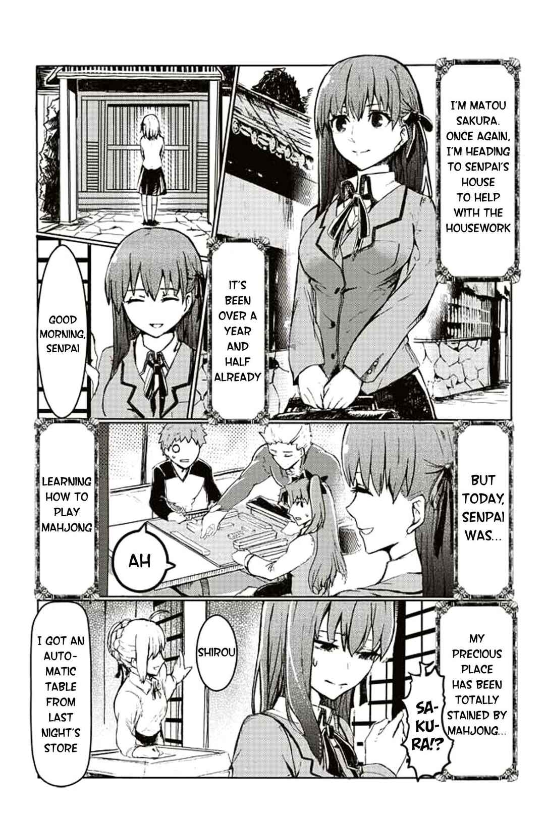 Page 1 Chapter 52 Fate/mahjong night - Seihai Sensou