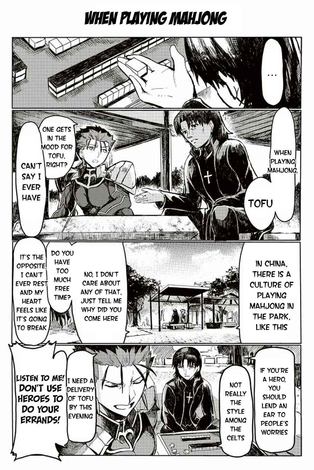 Page 1 Chapter 141 Fate/mahjong night - Seihai Sensou