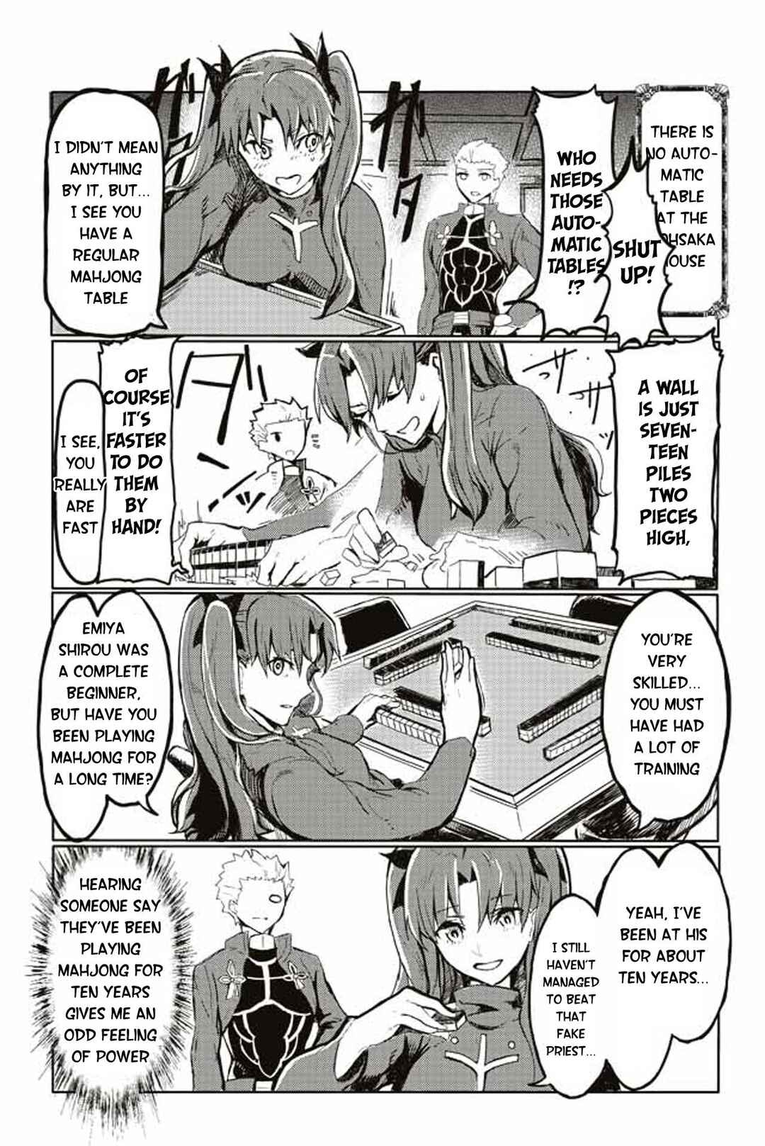 Page 1 Chapter 56 Fate/mahjong night - Seihai Sensou