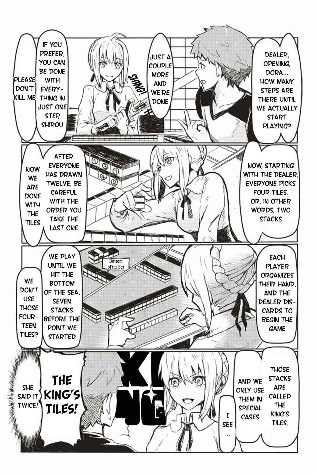 Page 1 Chapter 58 Fate/mahjong night - Seihai Sensou