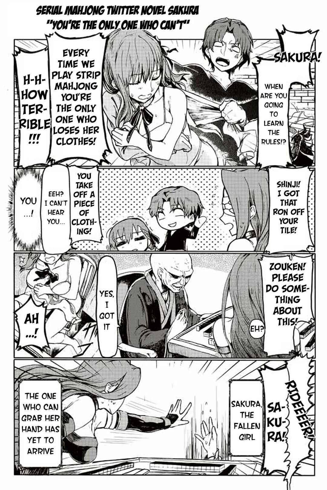 Page 1 Chapter 150 Fate/mahjong night - Seihai Sensou