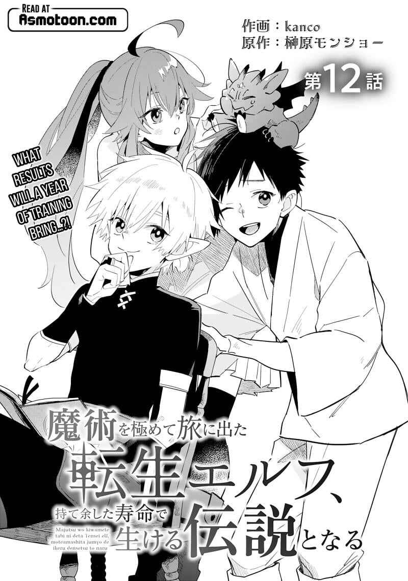Page 2 Chapter 12 Majutsu wo Kiwamete Tabi ni Deta Tensei Elf, Moteamashita Jumyou de Ikeru Densetsu to naru