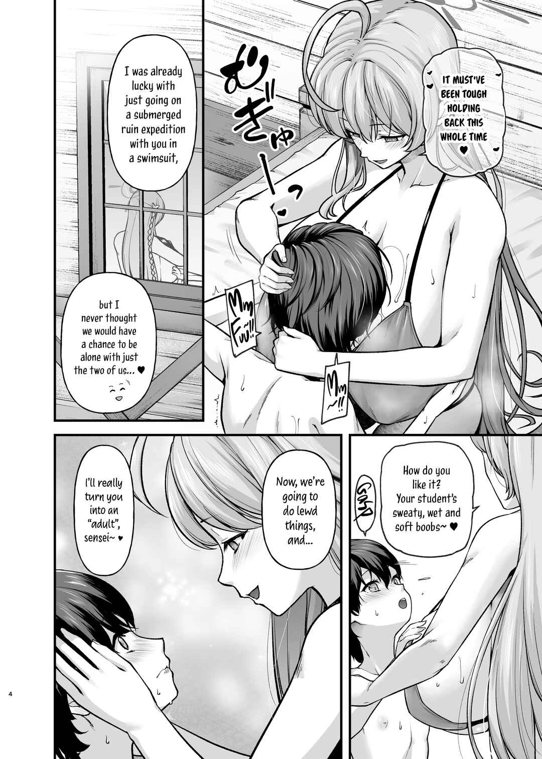 Page 4 Chapter Unknown_b4bf Blue Archive - Fetish Archive (Doujinshi)