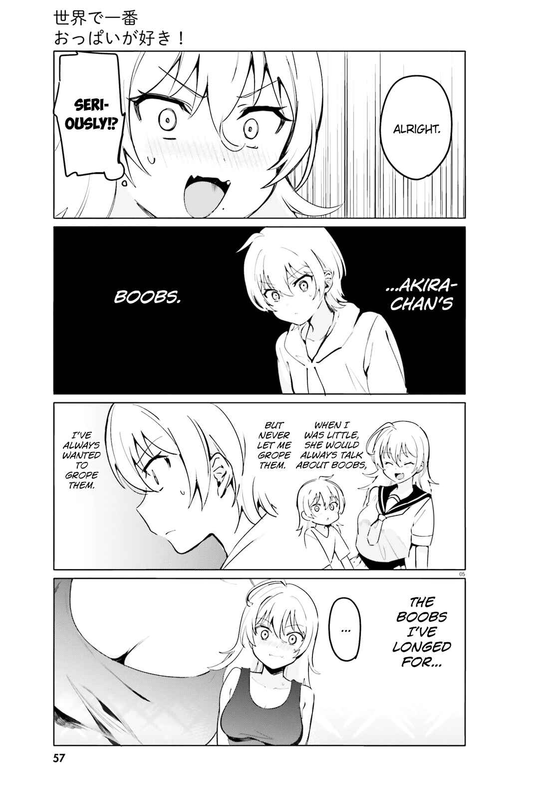 Page 5 Chapter 33 Sekai de Ichiban Oppai ga Suki!
