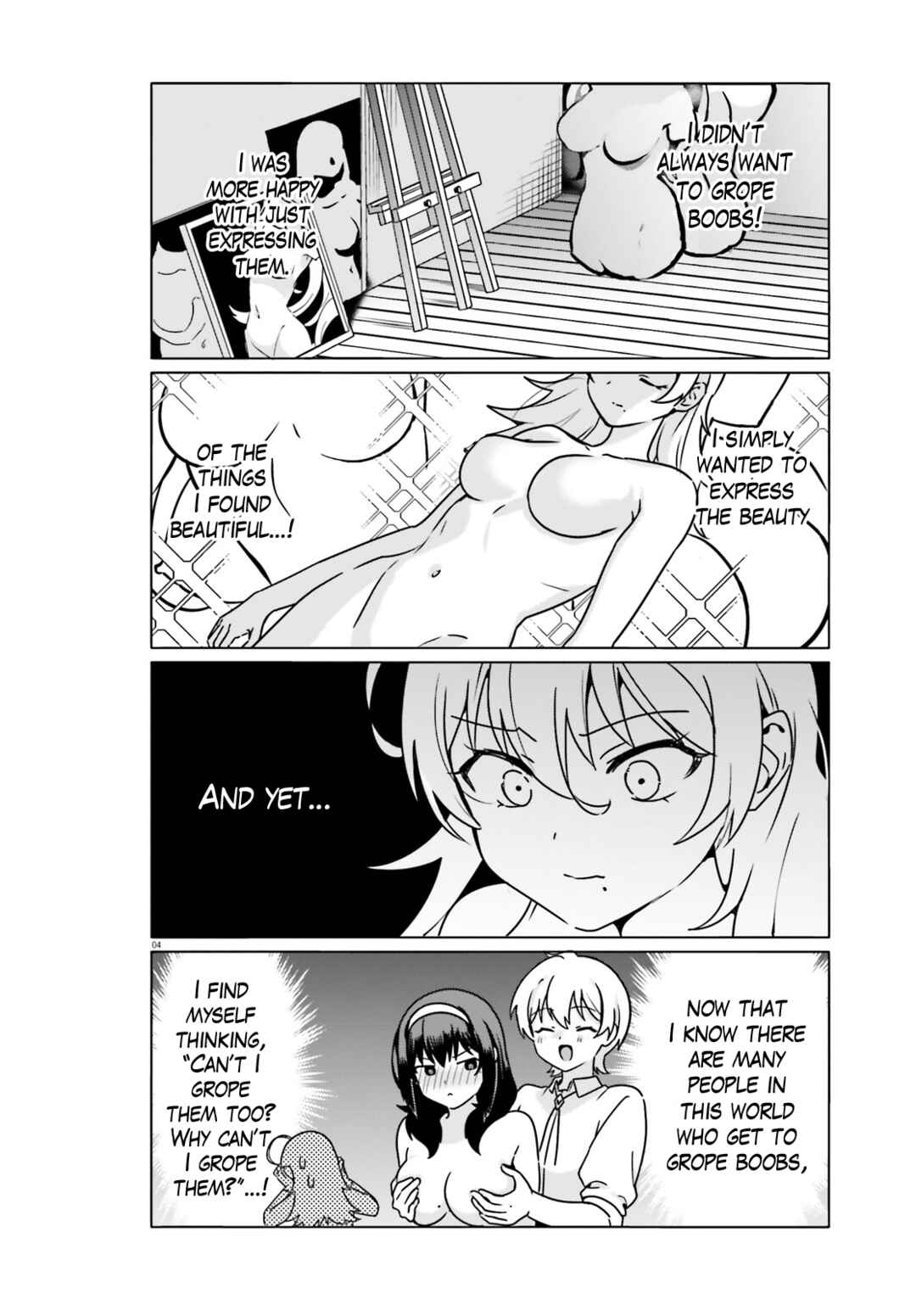 Page 4 Chapter 66 Sekai de Ichiban Oppai ga Suki!