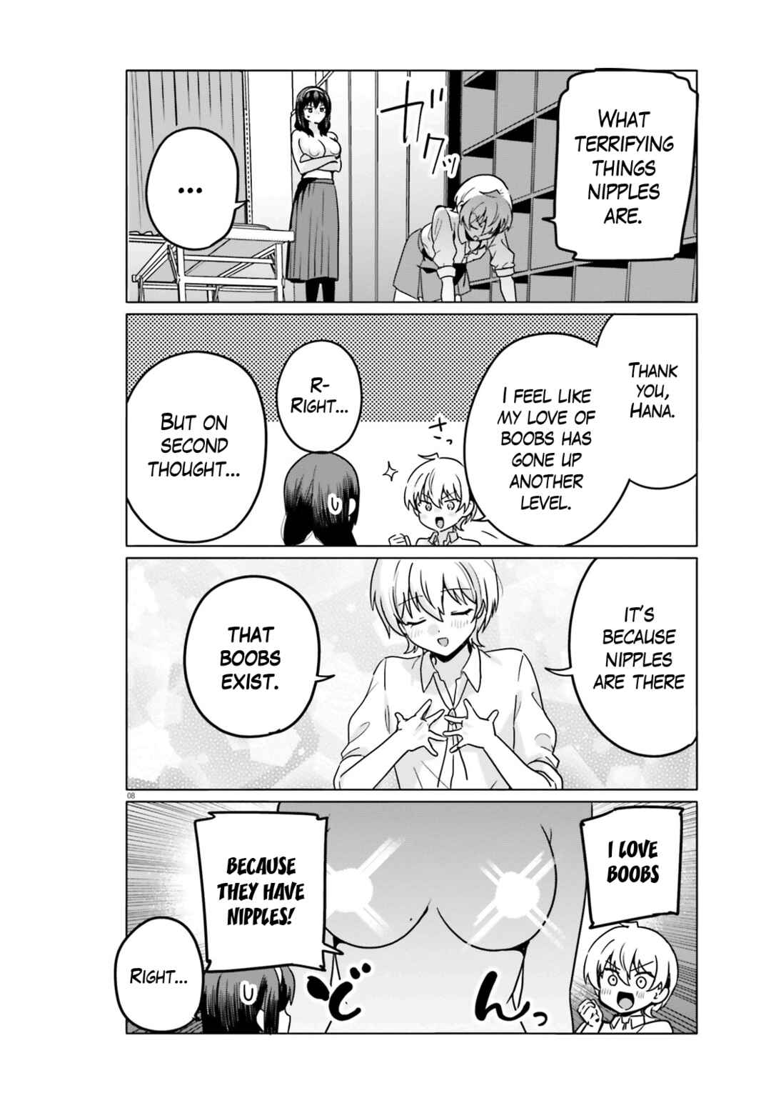 Page 8 Chapter 70 Sekai de Ichiban Oppai ga Suki!