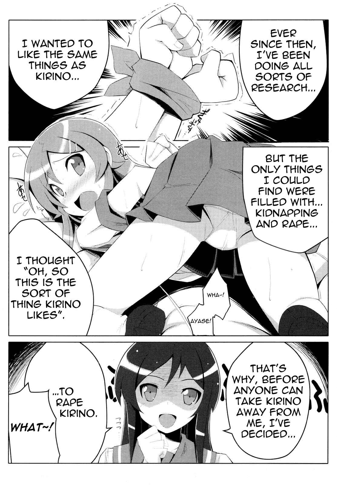 Page 8 Chapter Unknown_619c Ore no Imouto ga Konna ni Kawaii Wake ga Nai -Ore no Imouto no Shinyuu ga Konna ni Yanderu Wake ga Nai (Doujinshi)