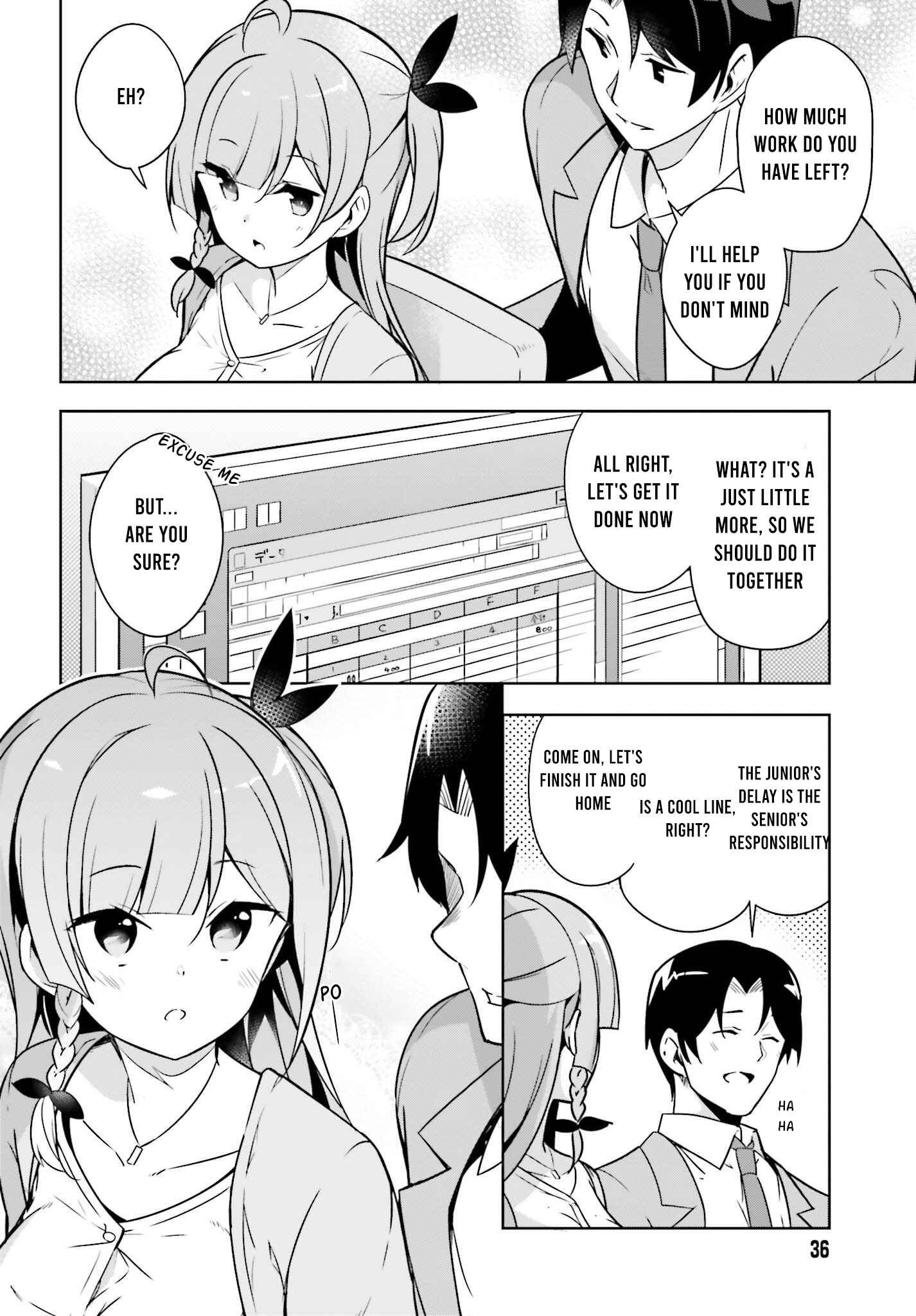 Page 9 Chapter 2.1 Senpai! Office Love Shimasho♪