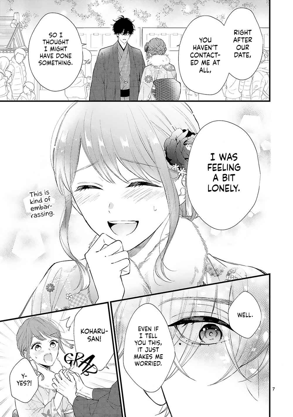 Page 9 Chapter 11.1 Kurosaki-san no Ichizuna Ai ga Tomaranai
