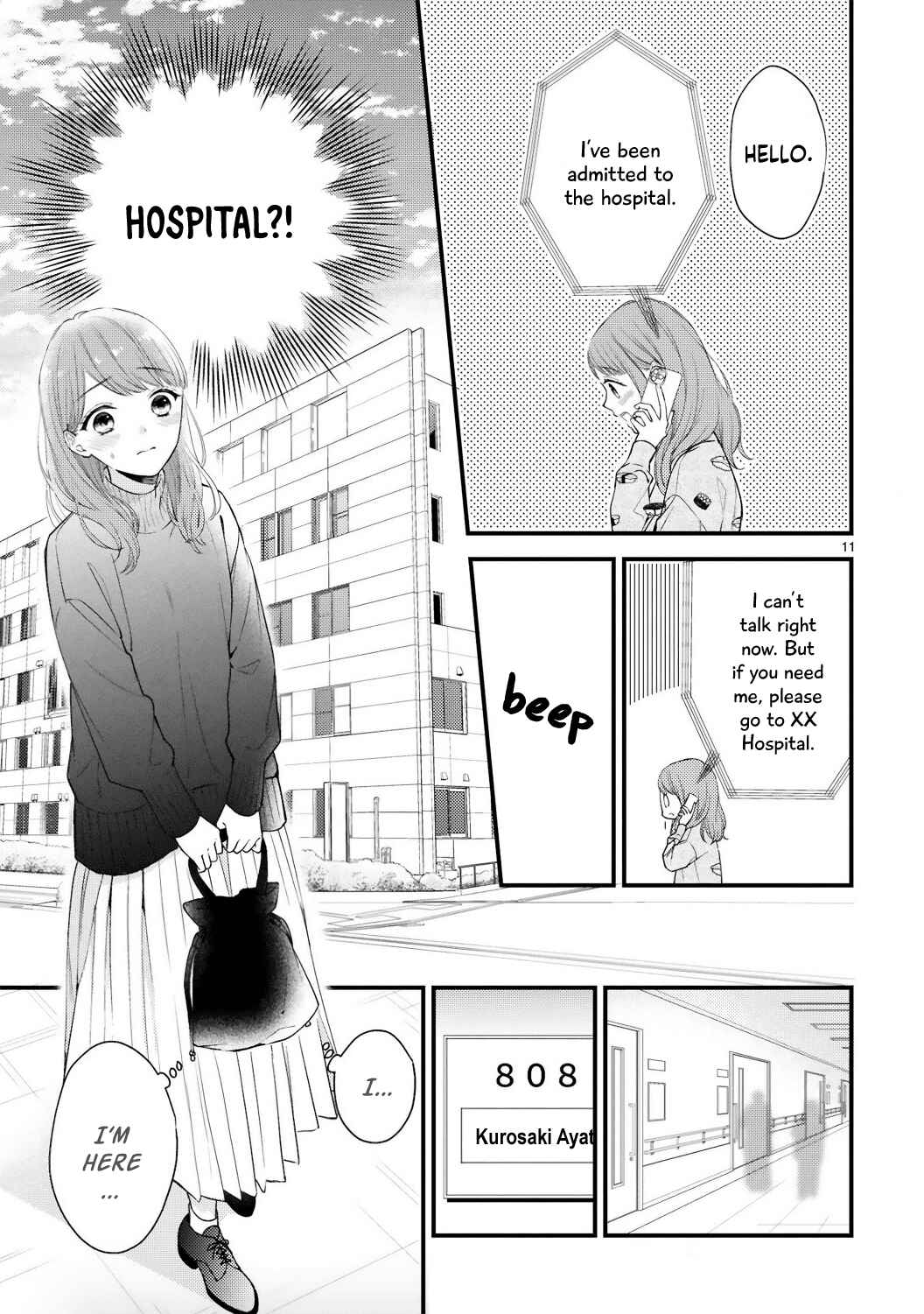 Page 11 Chapter 2 Kurosaki-san no Ichizuna Ai ga Tomaranai