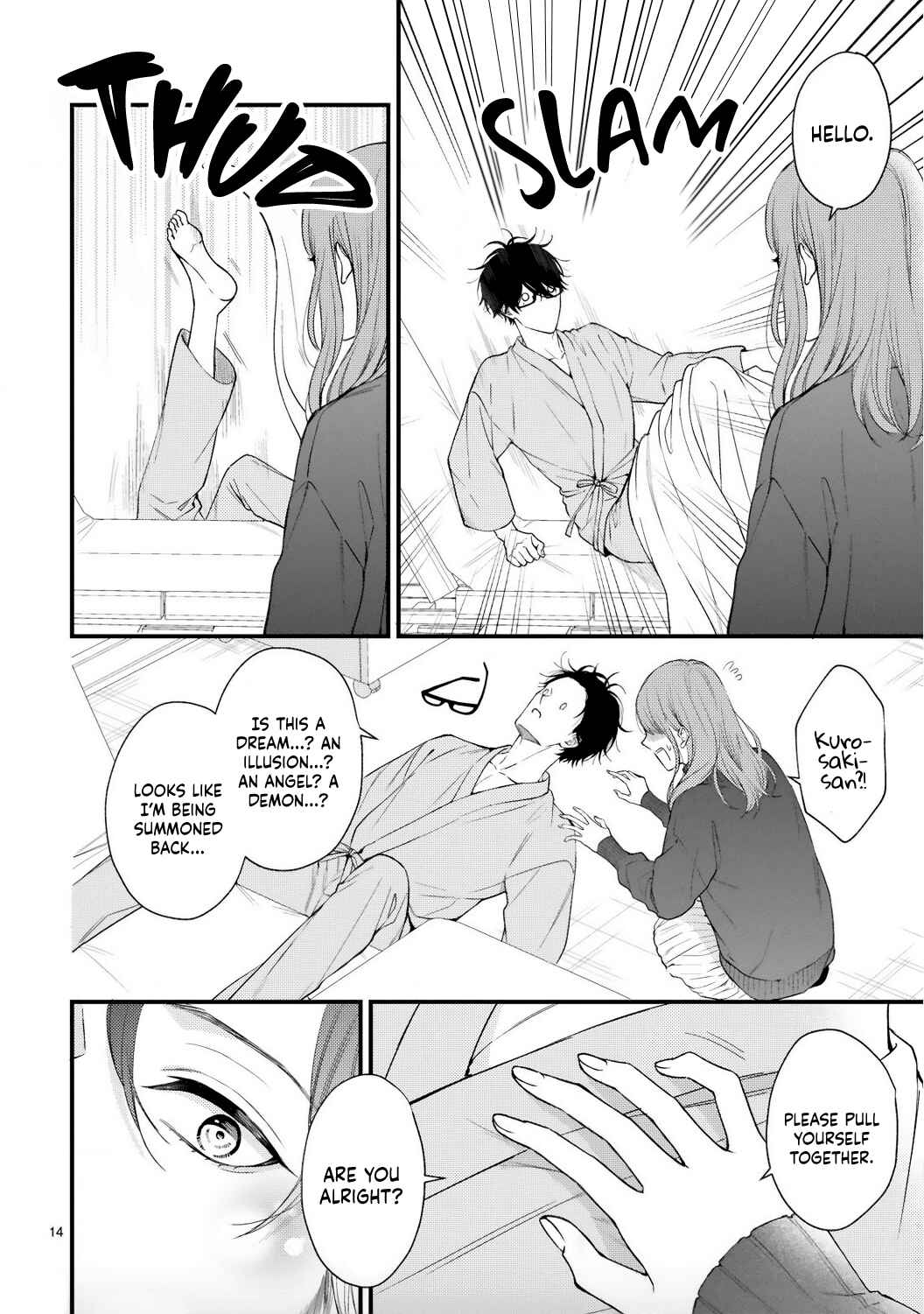 Page 14 Chapter 2 Kurosaki-san no Ichizuna Ai ga Tomaranai