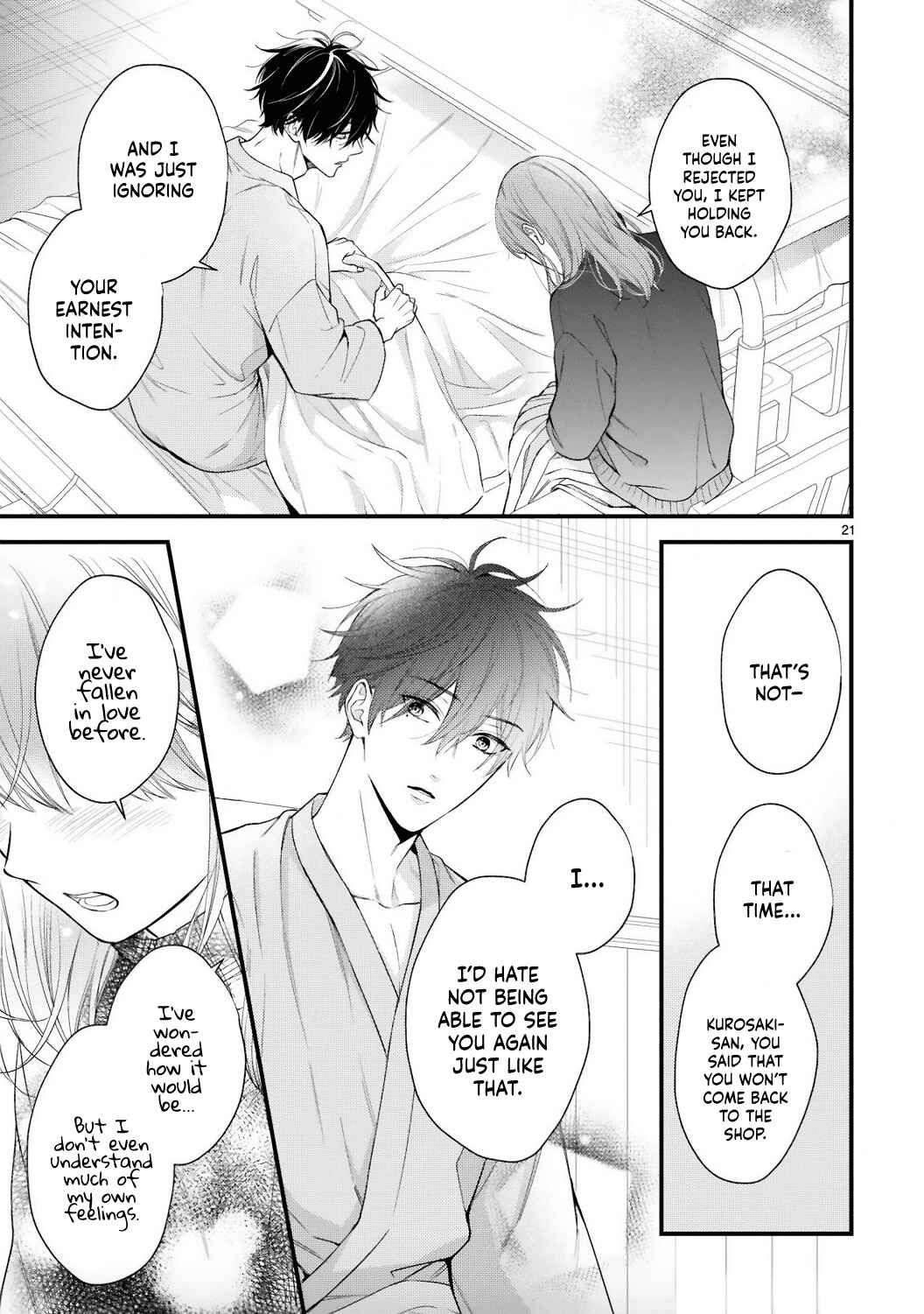 Page 21 Chapter 2 Kurosaki-san no Ichizuna Ai ga Tomaranai