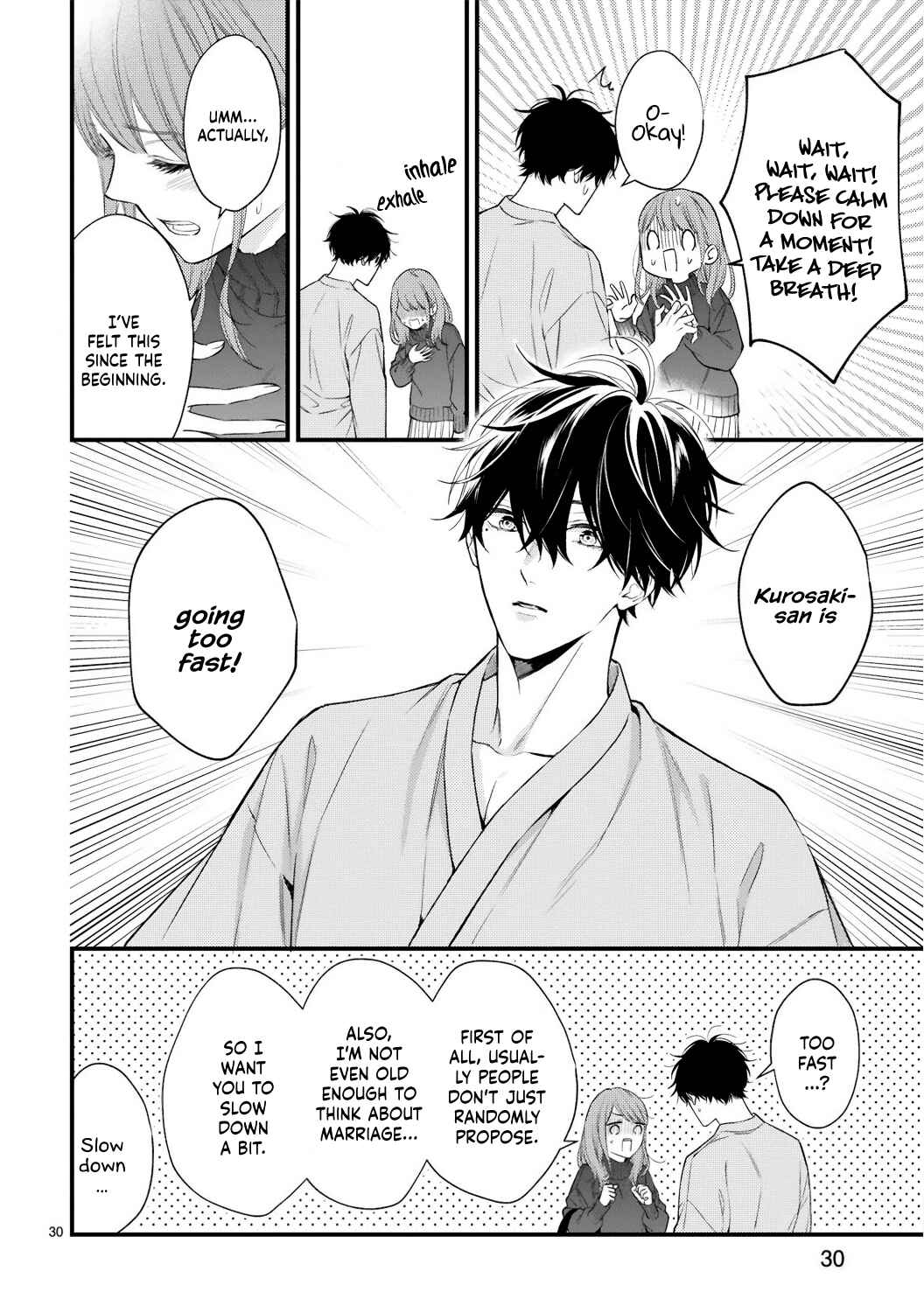 Page 30 Chapter 2 Kurosaki-san no Ichizuna Ai ga Tomaranai