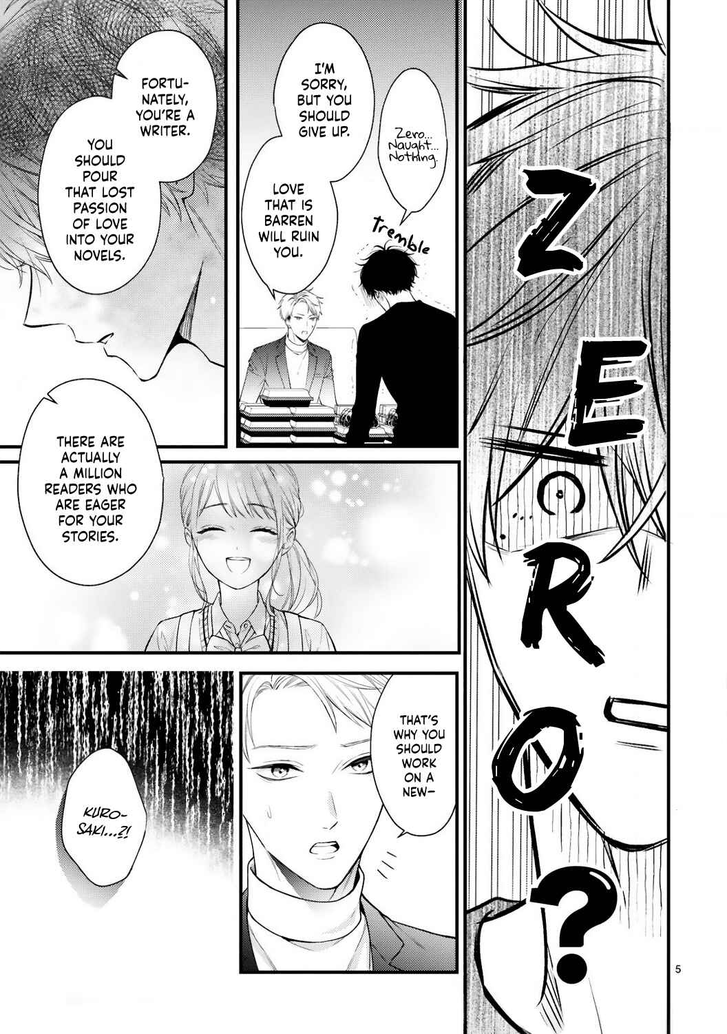 Page 5 Chapter 2 Kurosaki-san no Ichizuna Ai ga Tomaranai