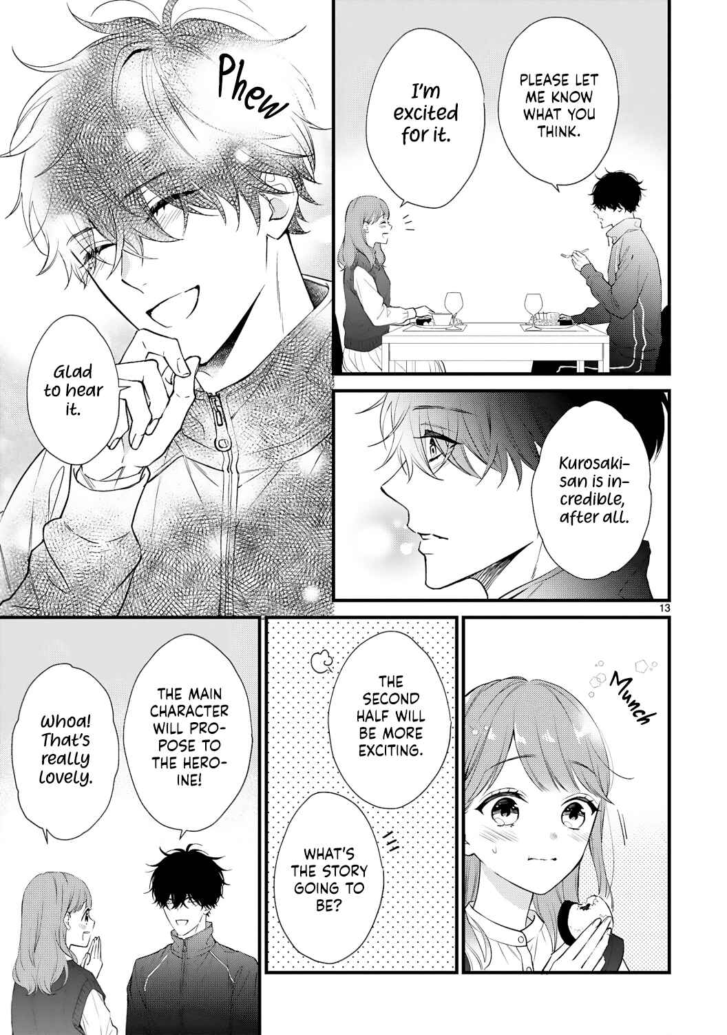 Page 17 Chapter 6 Kurosaki-san no Ichizuna Ai ga Tomaranai