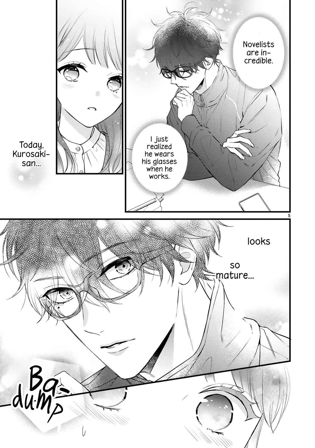 Page 9 Chapter 6 Kurosaki-san no Ichizuna Ai ga Tomaranai