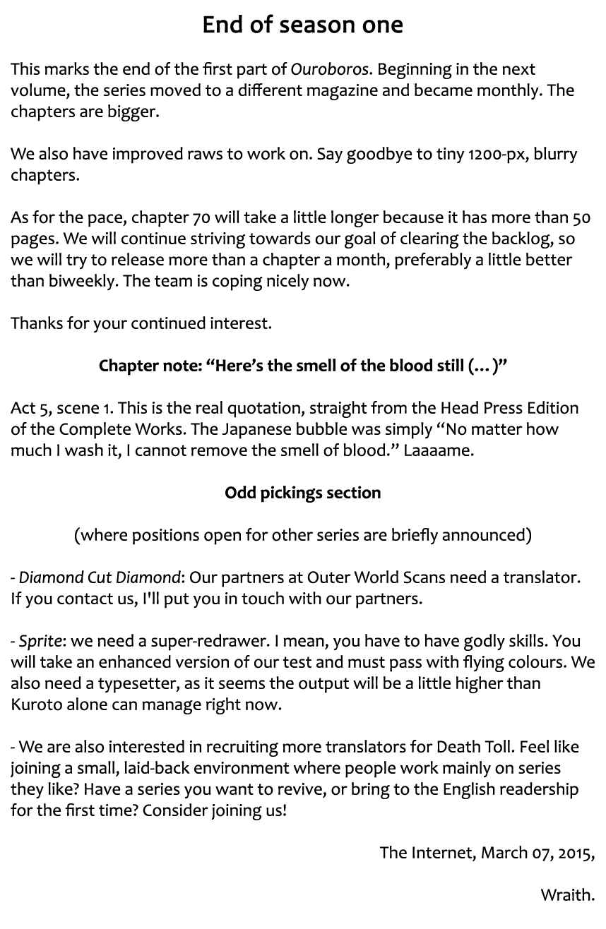 Page 24 Chapter 69 Ouroboros