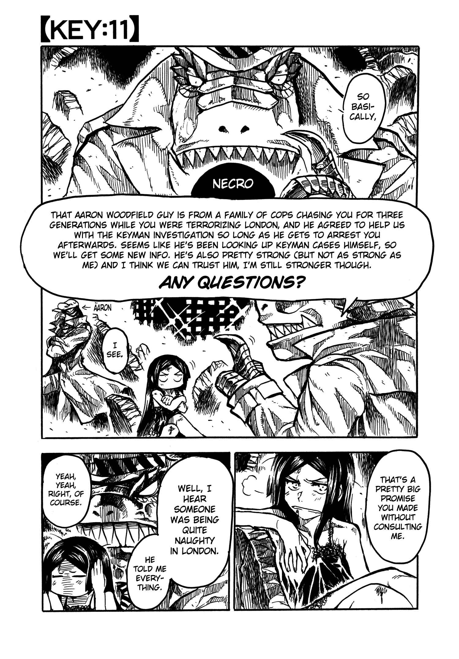 Page 1 Chapter 11 Keyman - The Hand of Judgement