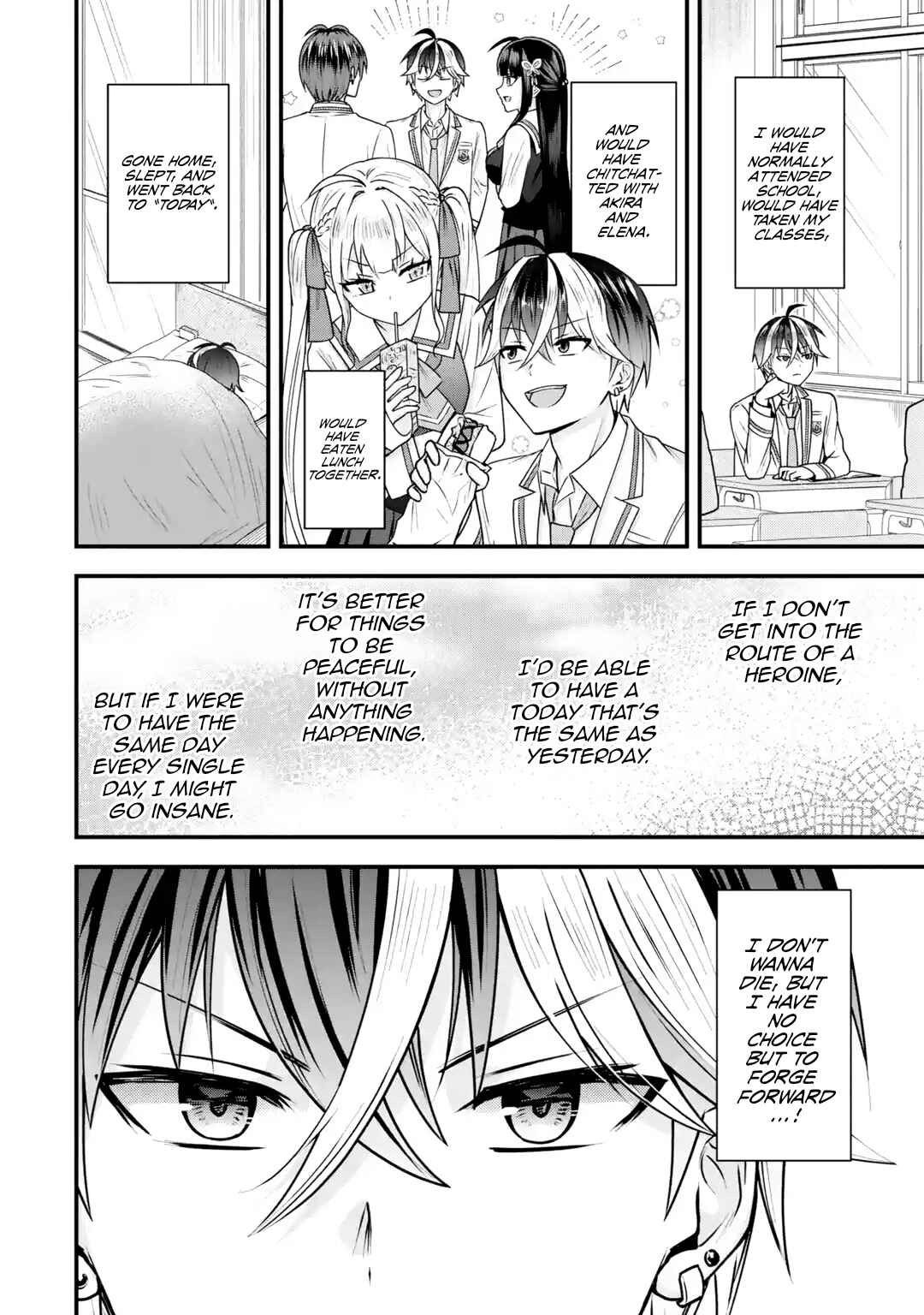 Page 4 Chapter 3 Yarikonda Renai Game no Akuyaku ni Tensei shitanode, Gensaku Chishiki de Heroine wo Kouryaku shimasu